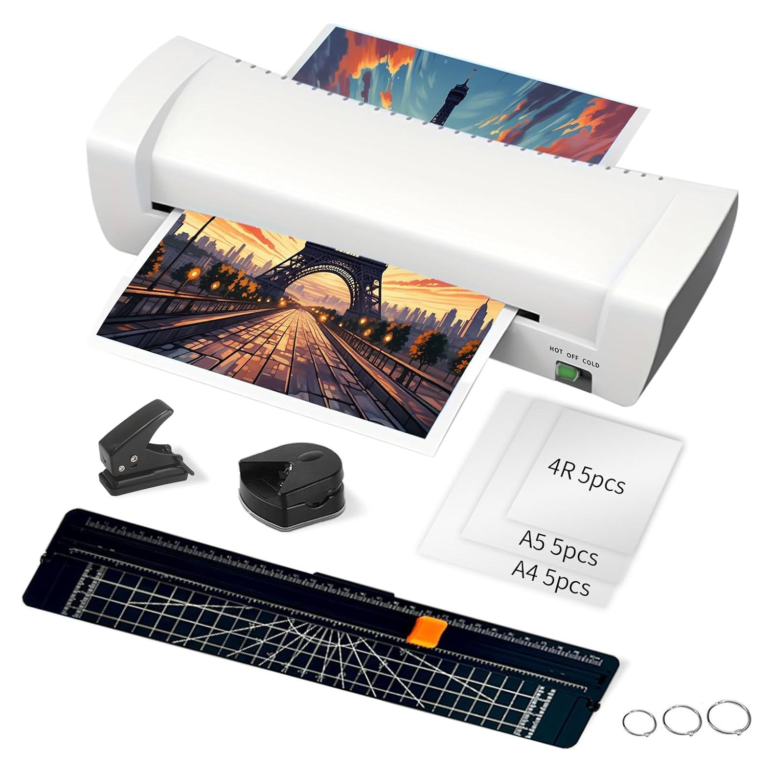 Máquina Laminadora Térmica A4 MakShein 6 en 1 22.86x29.21 cm