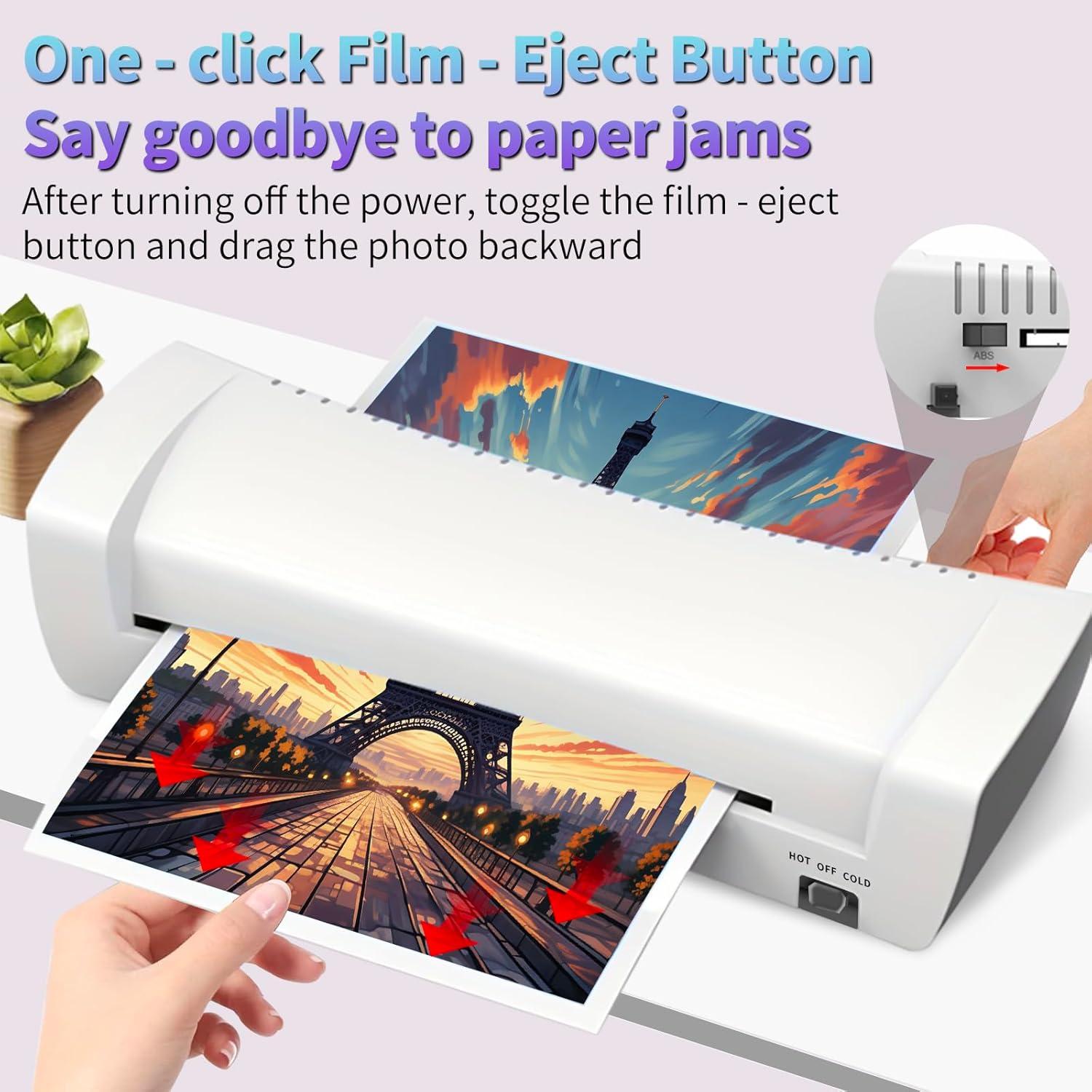 Máquina Laminadora Térmica A4 MakShein 6 en 1 22.86x29.21 cm