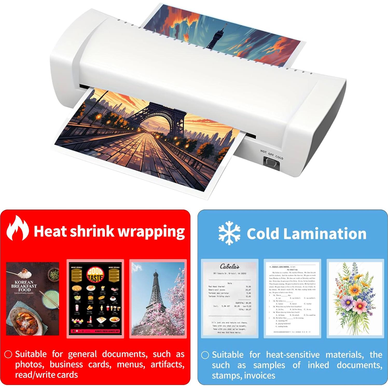 Máquina Laminadora Térmica A4 MakShein 6 en 1 22.86x29.21 cm