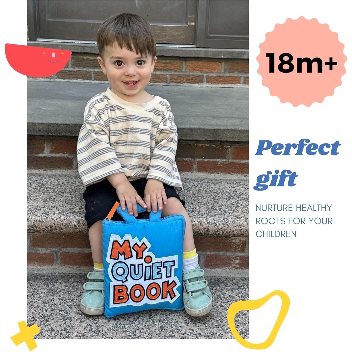 Libro Silencioso Montessori Tavva Toys - Juguete de Viaje 25x19 cm