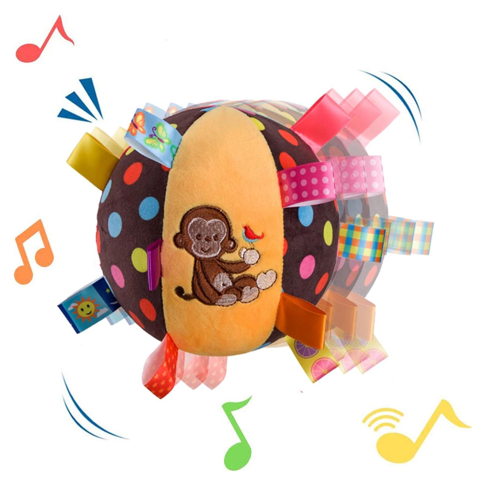 Sonajero Taggie StoHua para Bebés 15.24 cm Marrón