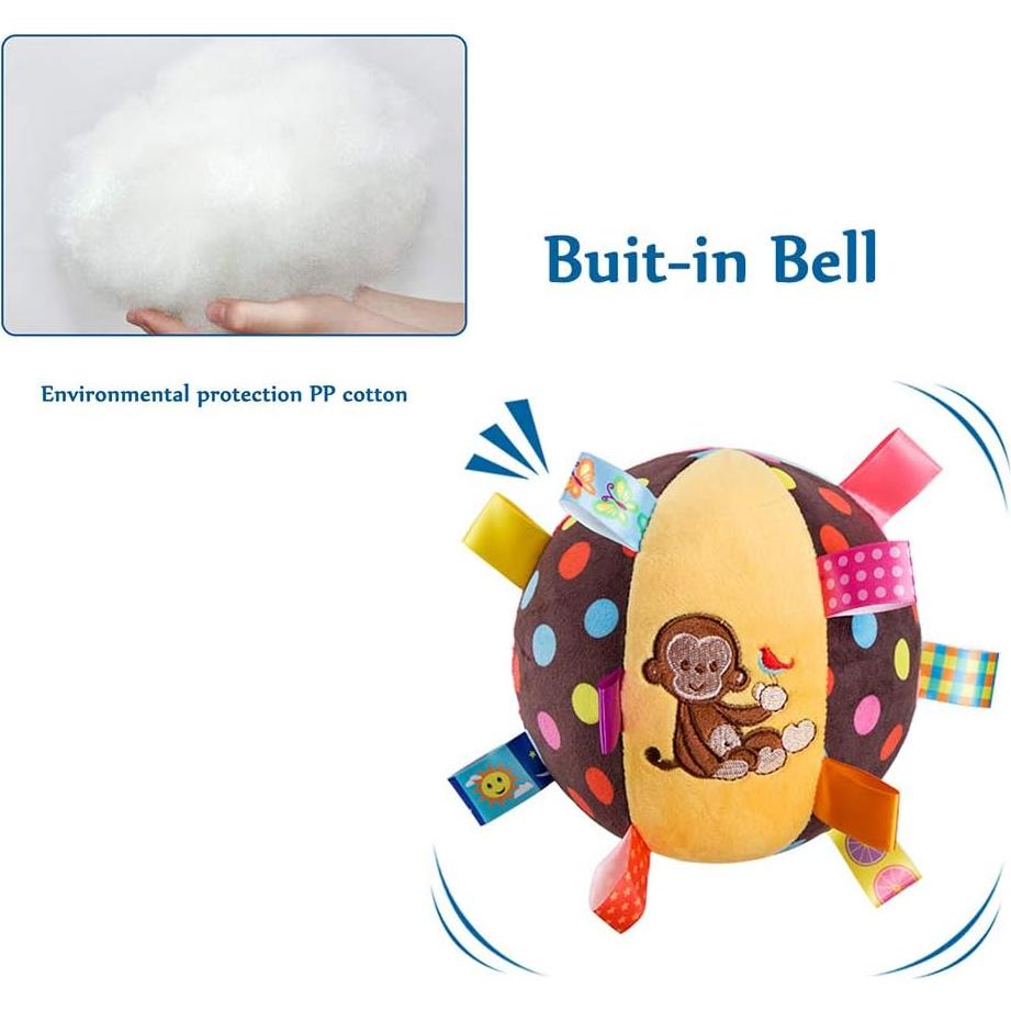 Sonajero Taggie StoHua para Bebés 15.24 cm Marrón