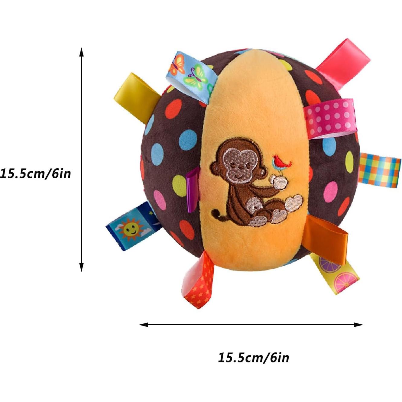 Sonajero Taggie StoHua para Bebés 15.24 cm Marrón