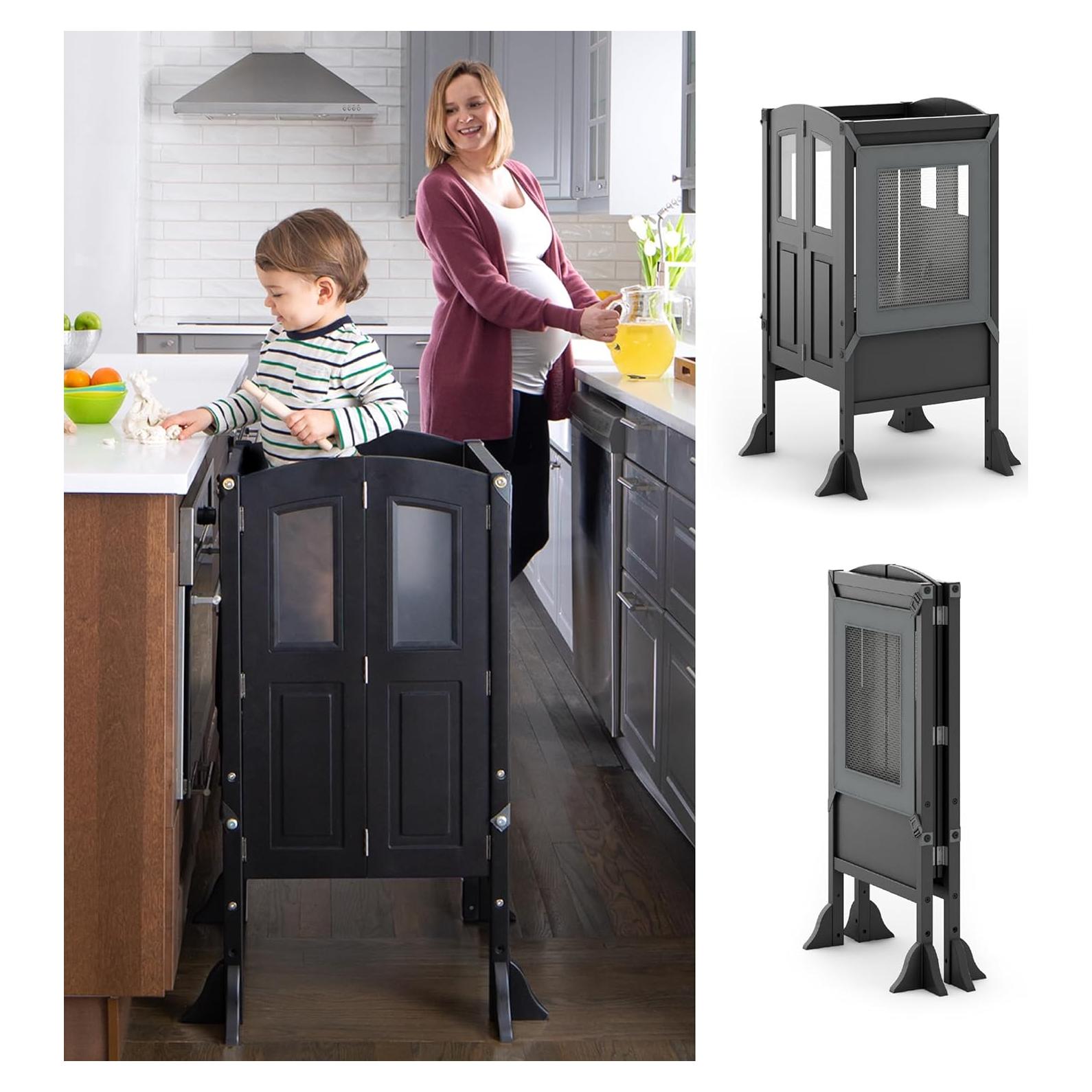 Torre Plegable para Niños Martha Stewart - Ajustable y Segura