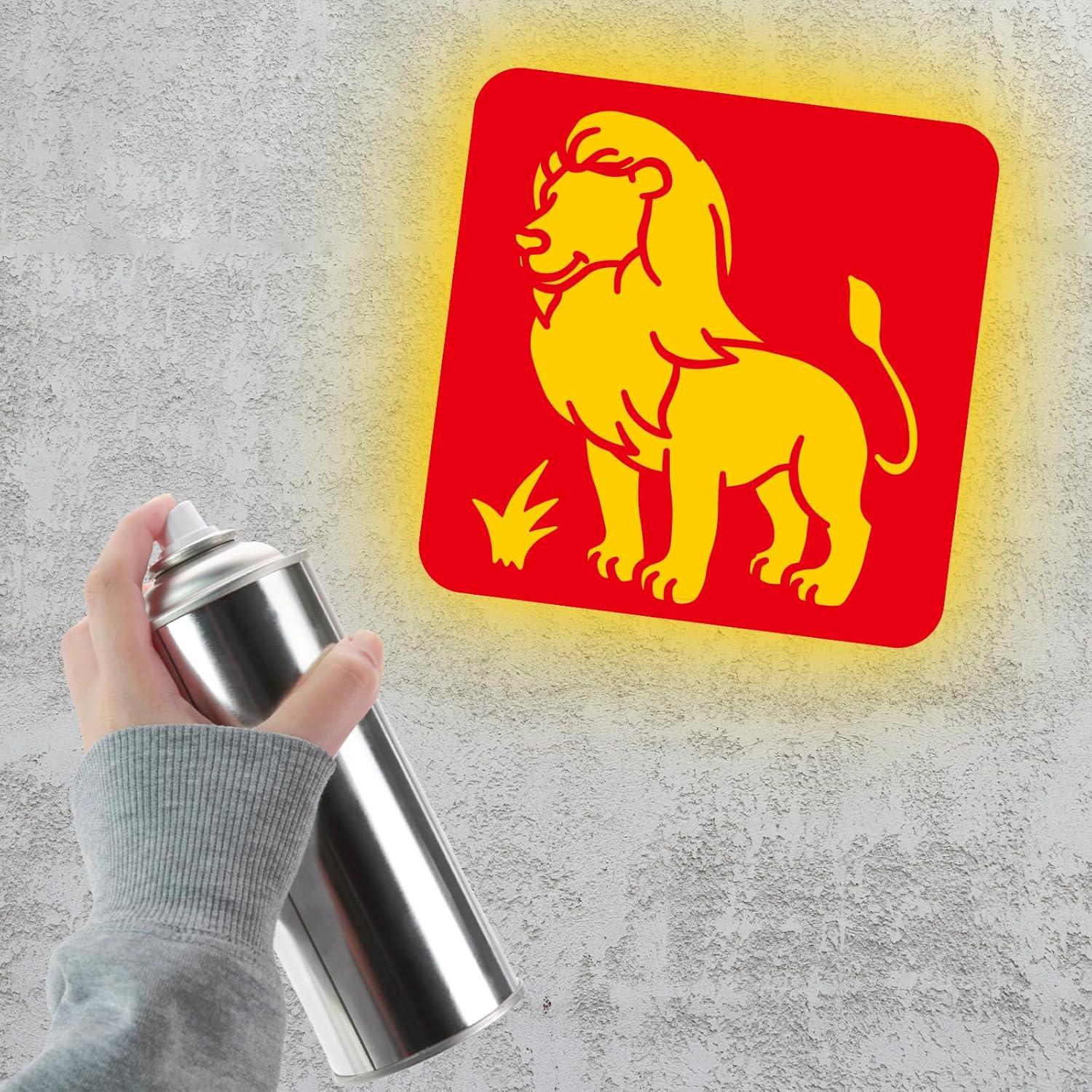 36 Plantillas de Dibujo de Animales de la Selva Qyeahkj 20.32 cm