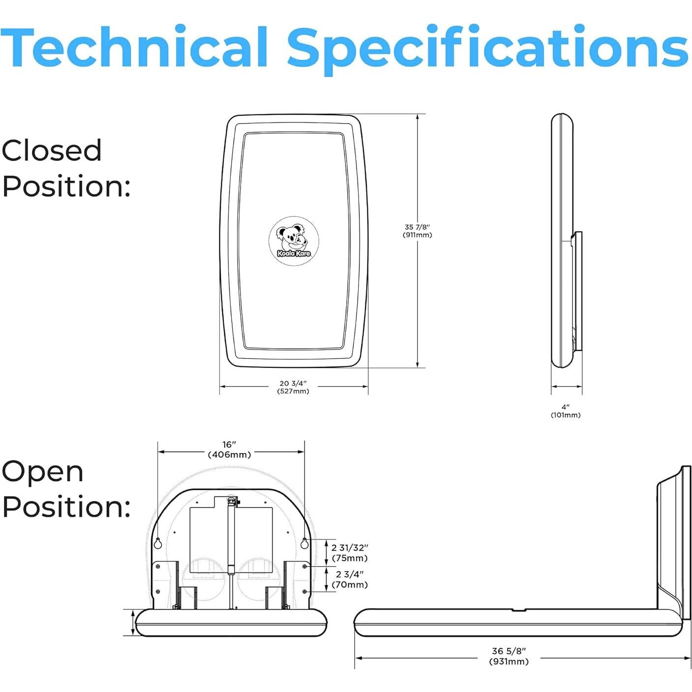 Estación de Cambio de Bebés Koala Kare KB301-00 Beige