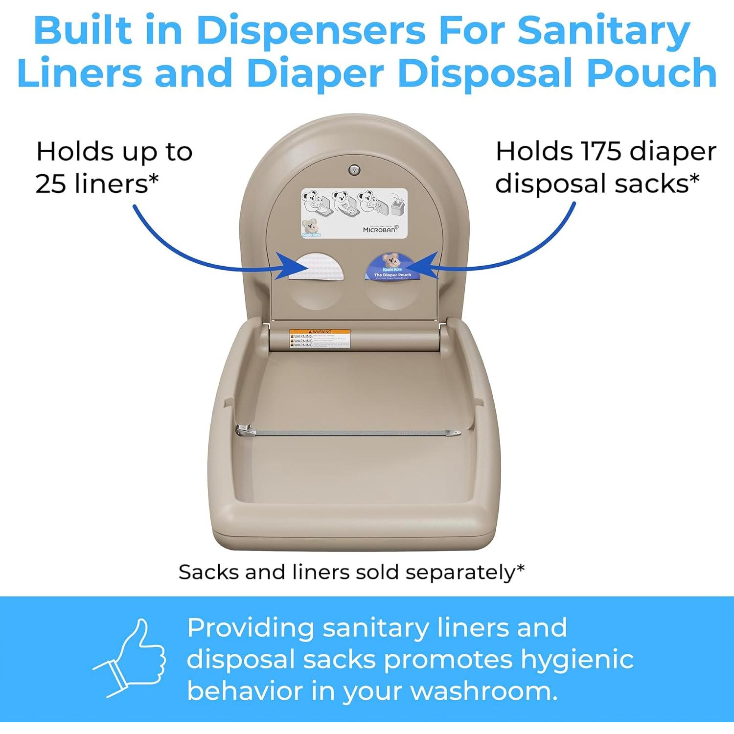 Estación de Cambio de Bebés Koala Kare KB301-00 Beige