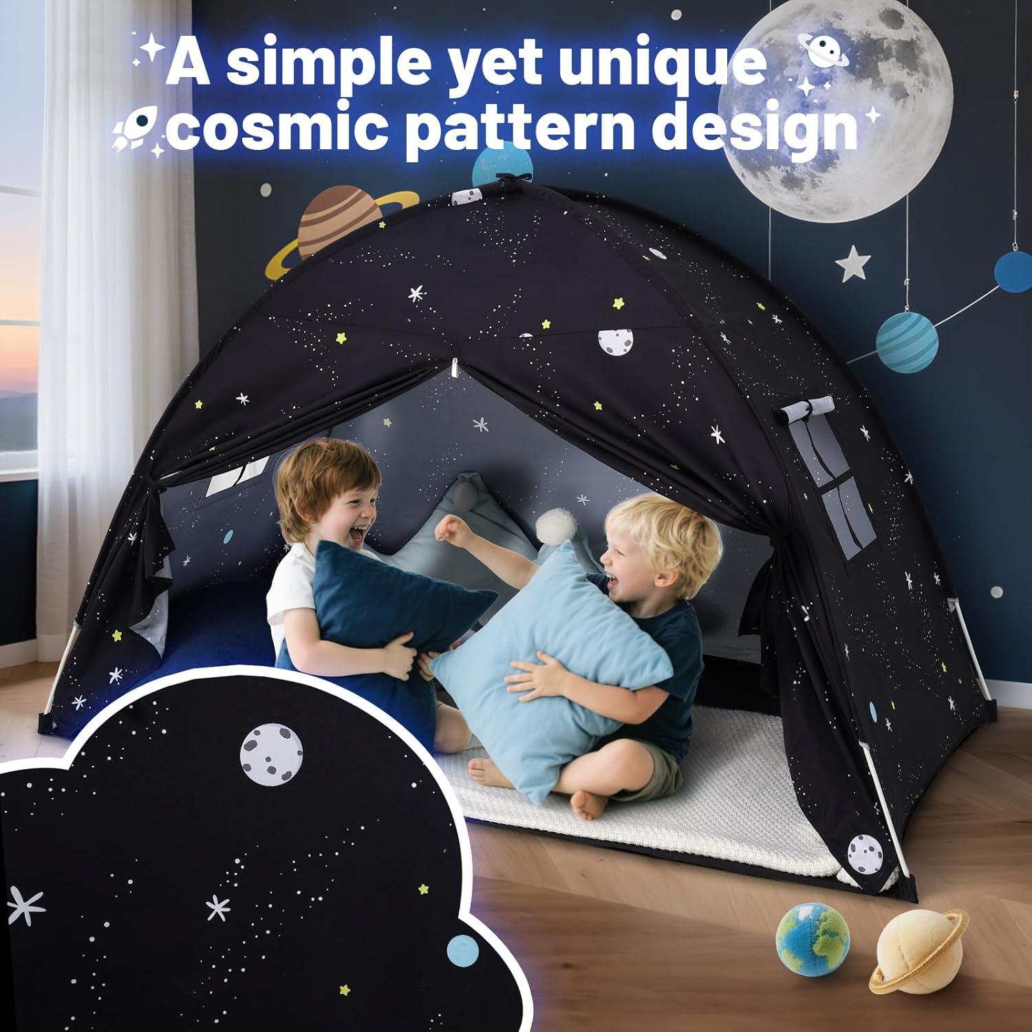 Tienda Teepee para Niños Sumbababy Galaxia Negra 99x162cm