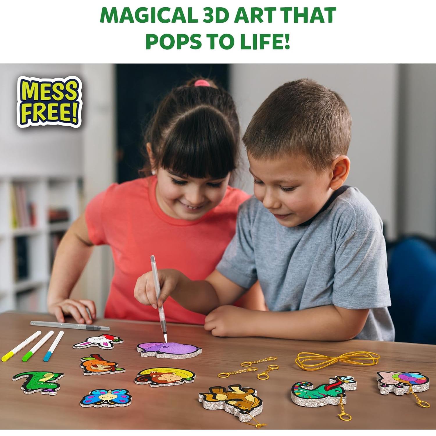 Skillmatics Aqua Puffs - Kit de Arte 3D para Niños 4-10 Años