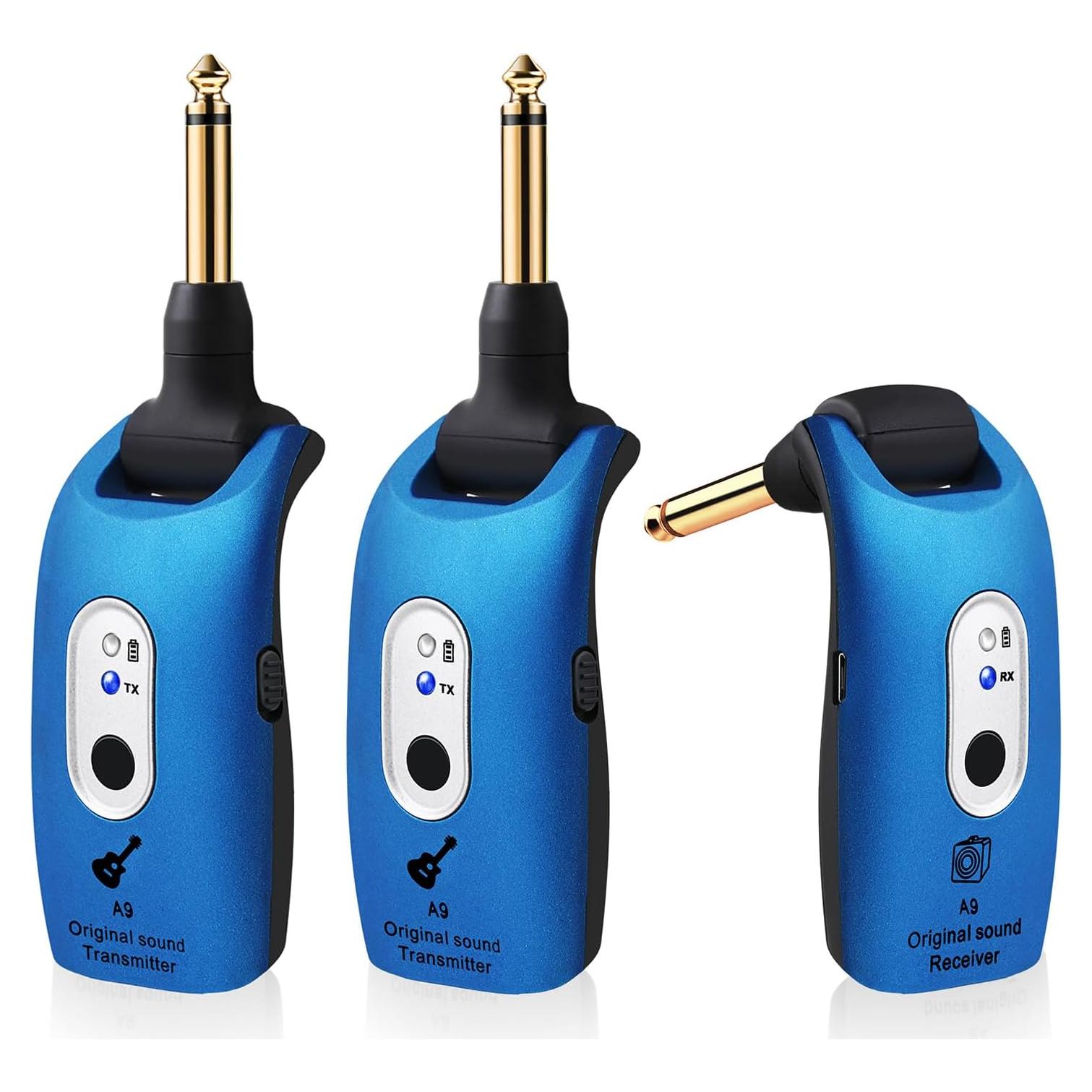 Sistema Inalámbrico de Guitarra A9 2.4GHz con Batería Recargable