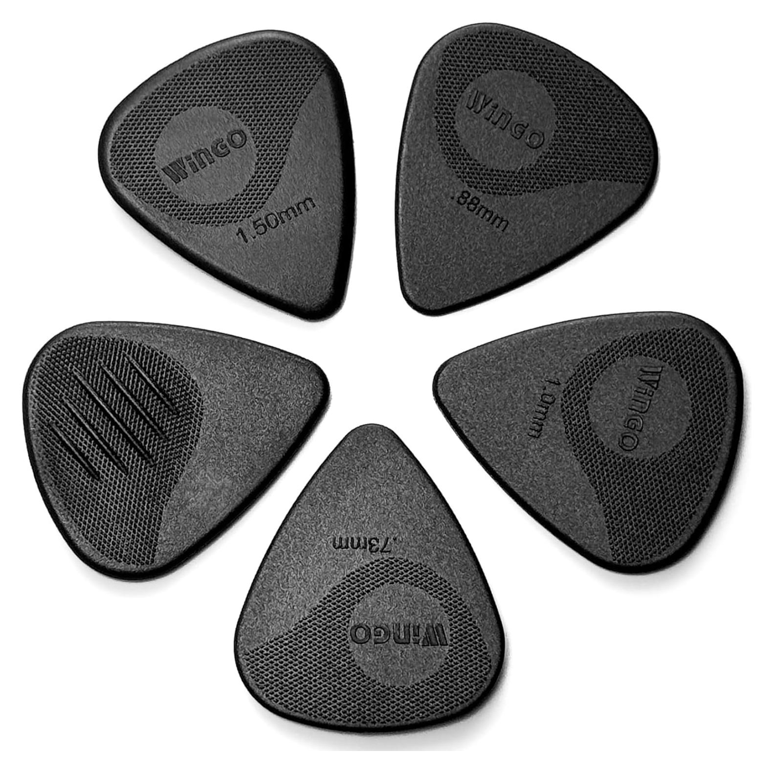 Puas de guitarra WINGO antideslizantes 5 pack 0.73-1.5mm