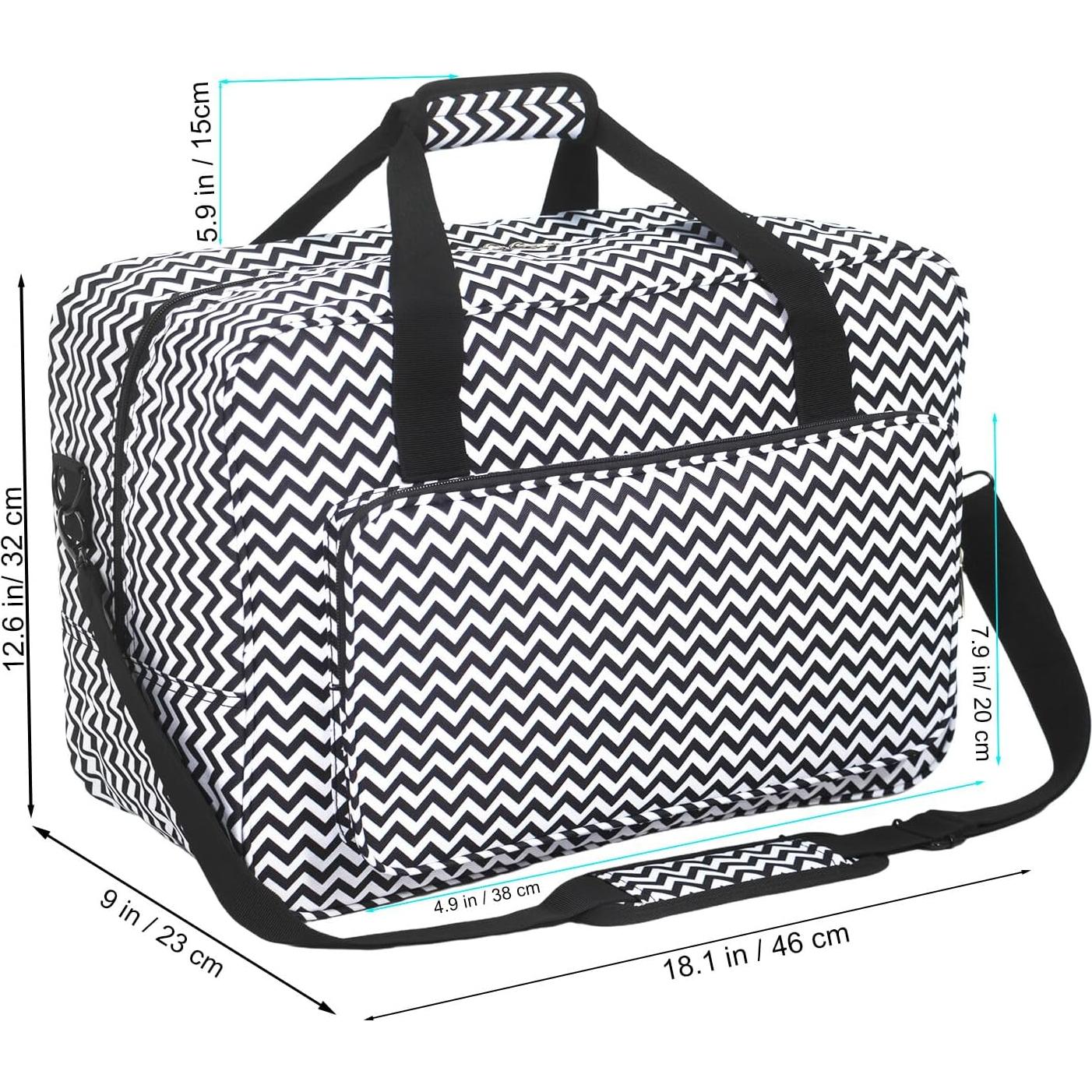 Funda para Máquina de Coser Haroranax Negra 46x24.1x32.1cm