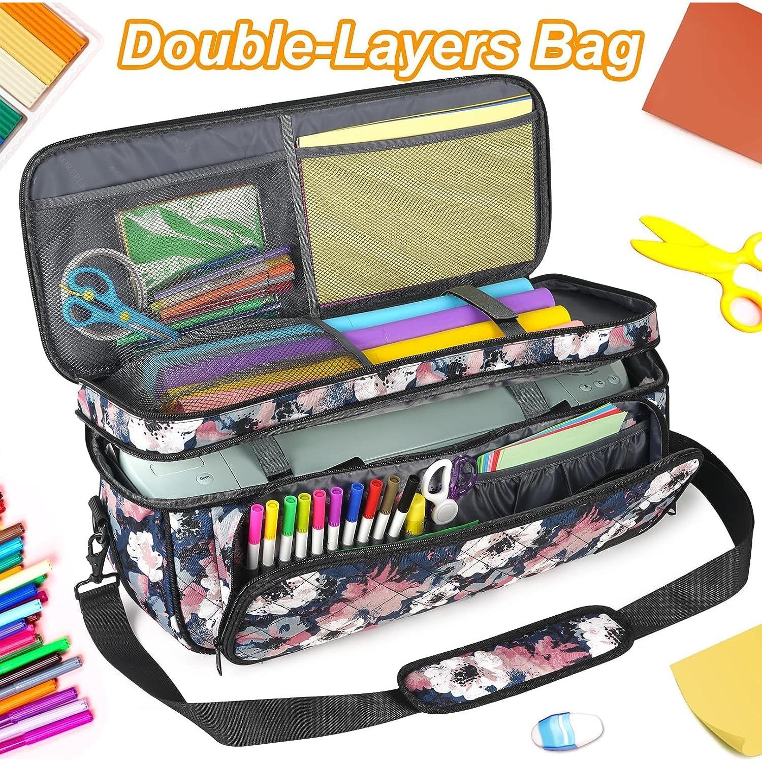 Funda YOREPEK para Cricut Maker 4 y Explore 3 - Floral