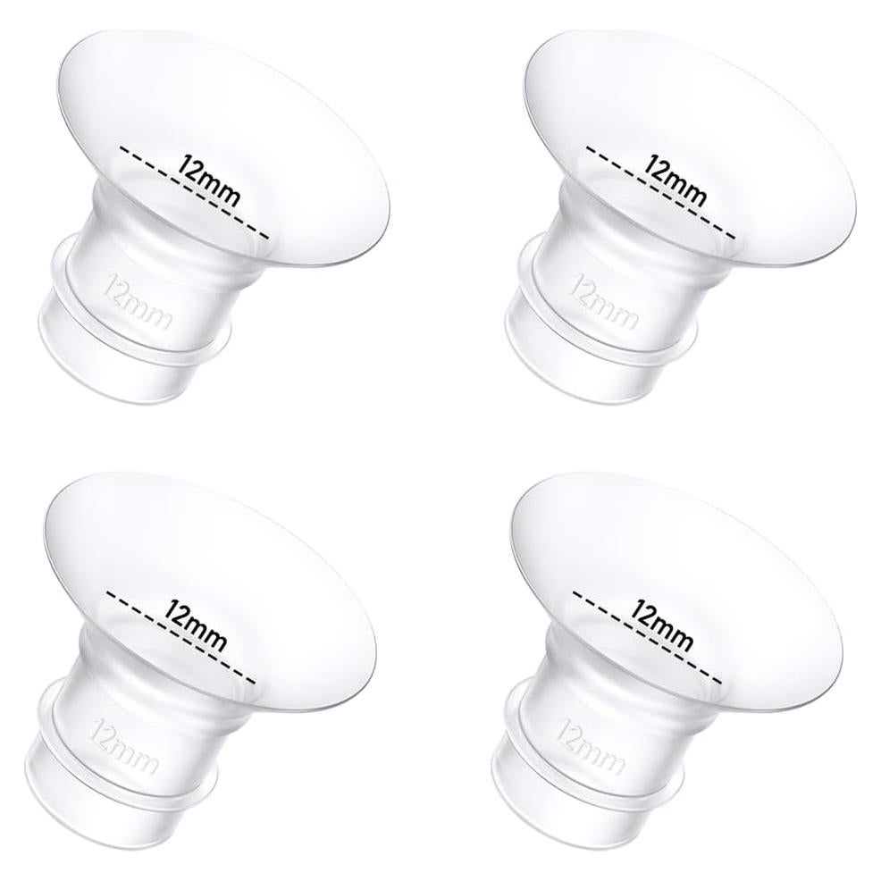 Insertos de Flange 4Pcs 12mm BDICOVE para Extractores de Leche