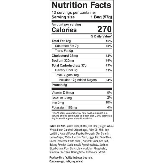 Galletas de Lactancia Munchkin Milkmakers 10 Paquetes Chocolate Caramelo Salado