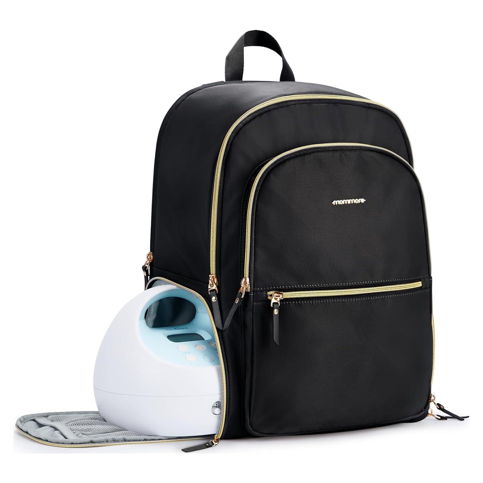 Mochila de Pañales Mommore con Extractor de Leche y Aislante