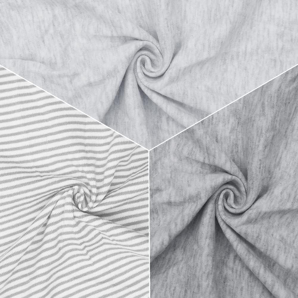 Swaddle Ajustable para Bebé BlueSnail 100% Algodón Gris 0-3M