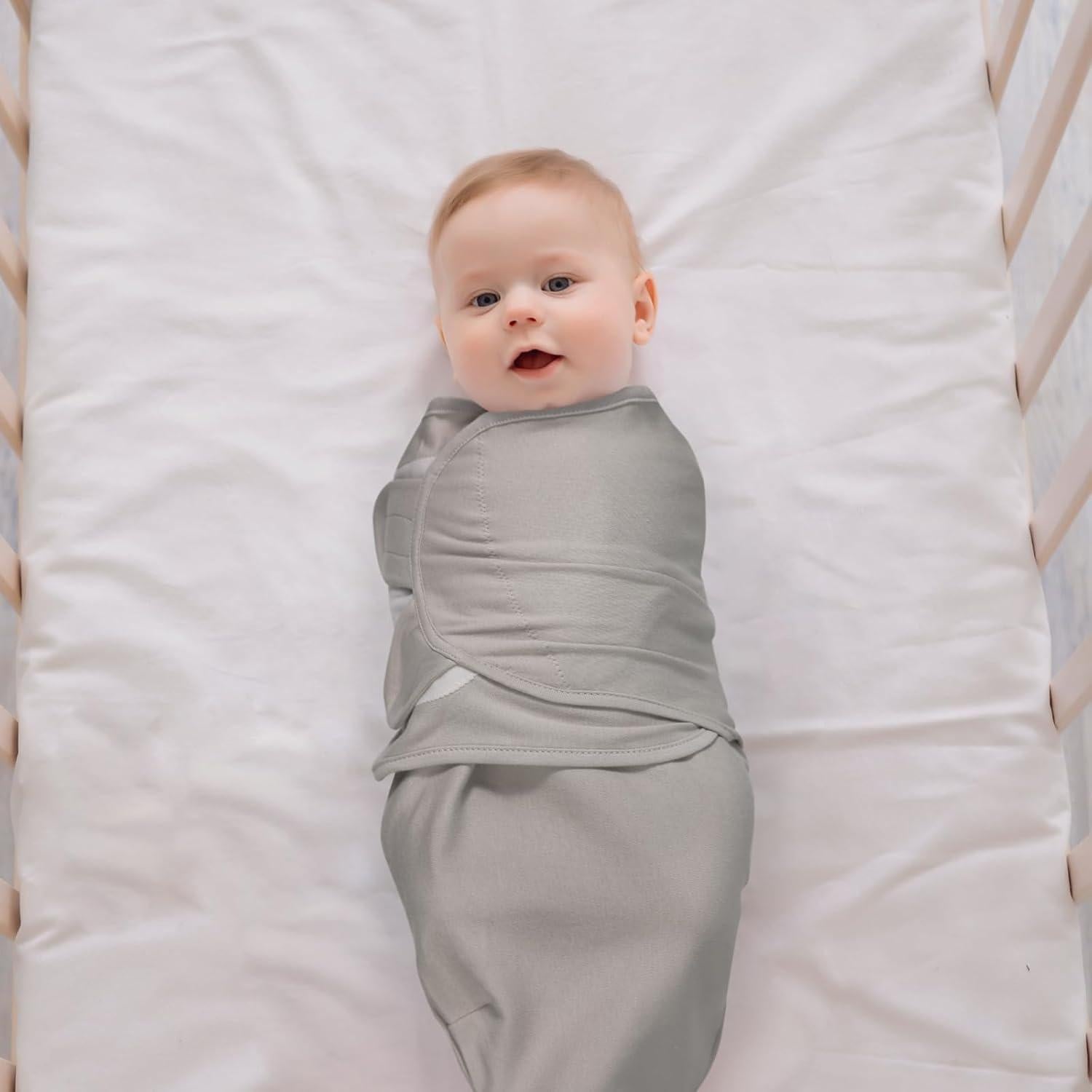 Sacos de Envolver para Bebés LYRICHOM - Algodón Orgánico, 3 Unidades