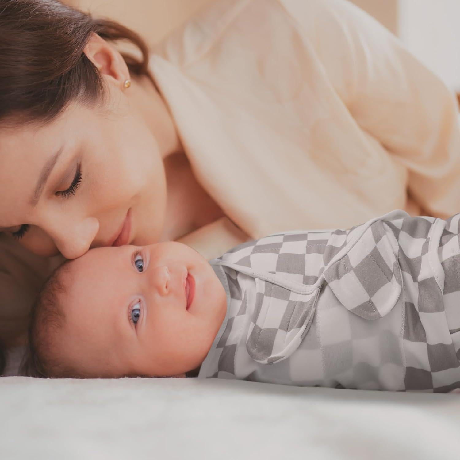 Sacos de Envolver para Bebés LYRICHOM - Algodón Orgánico, 3 Unidades