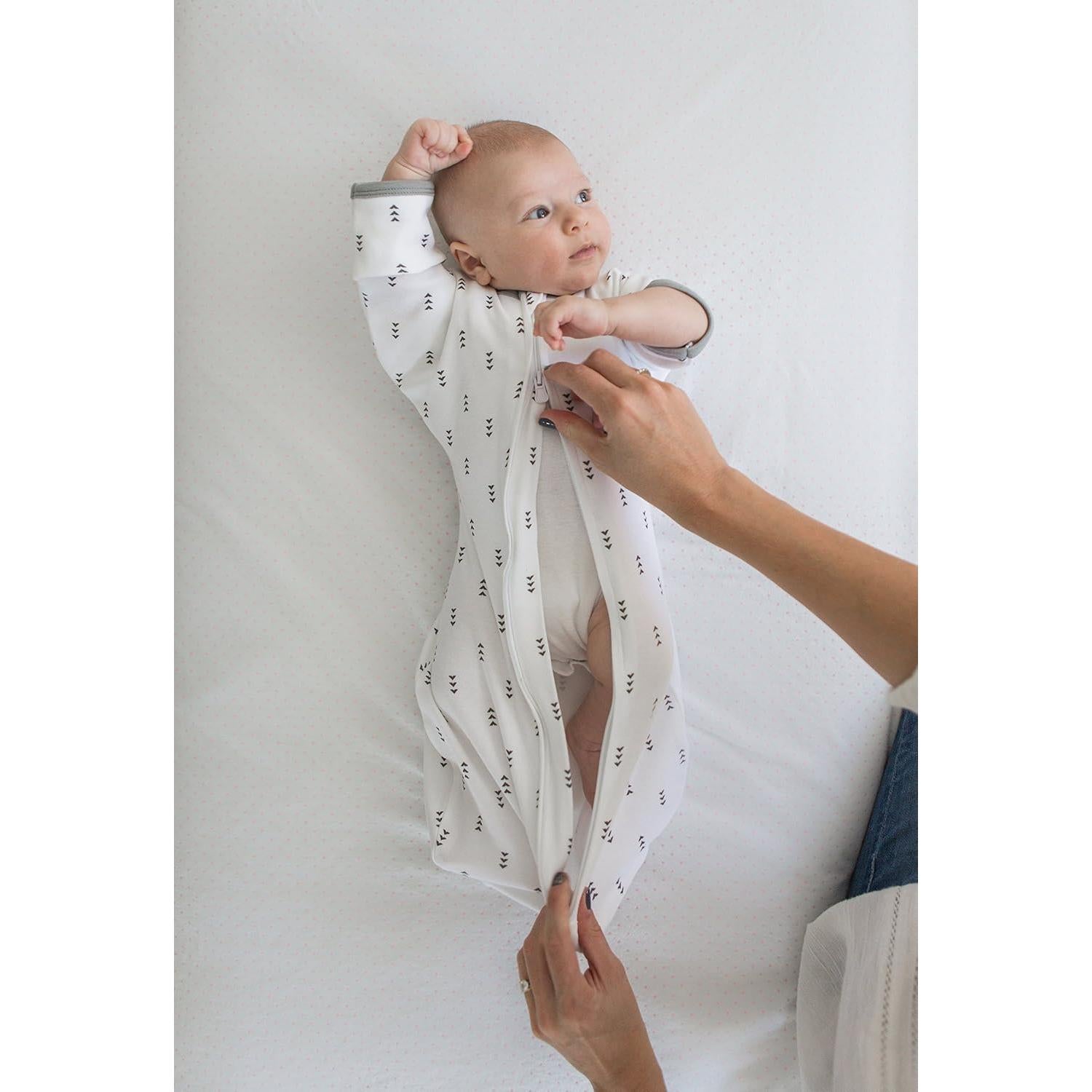 Saco de Envoltura Transicional SwaddleDesigns Pequeño 0-3 meses