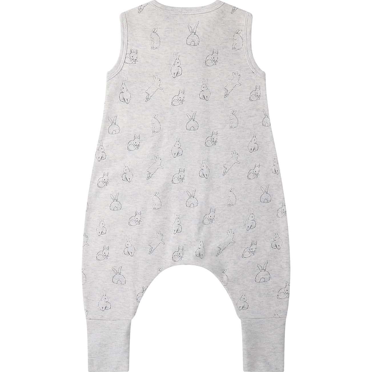 Saco de Dormir para Bebés Owlivia 1.0 TOG Algodón Orgánico Gris 70cm