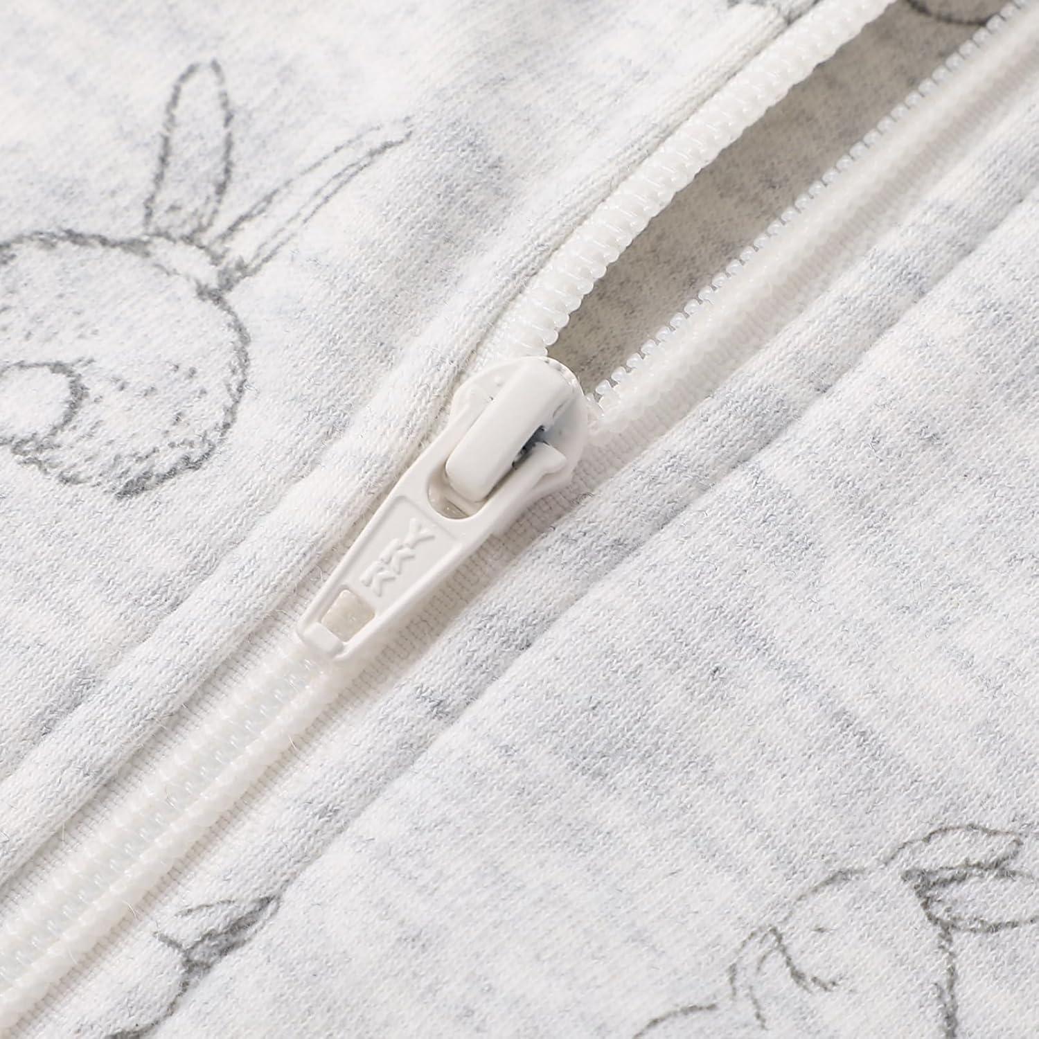 Saco de Dormir para Bebés Owlivia 1.0 TOG Algodón Orgánico Gris 70cm