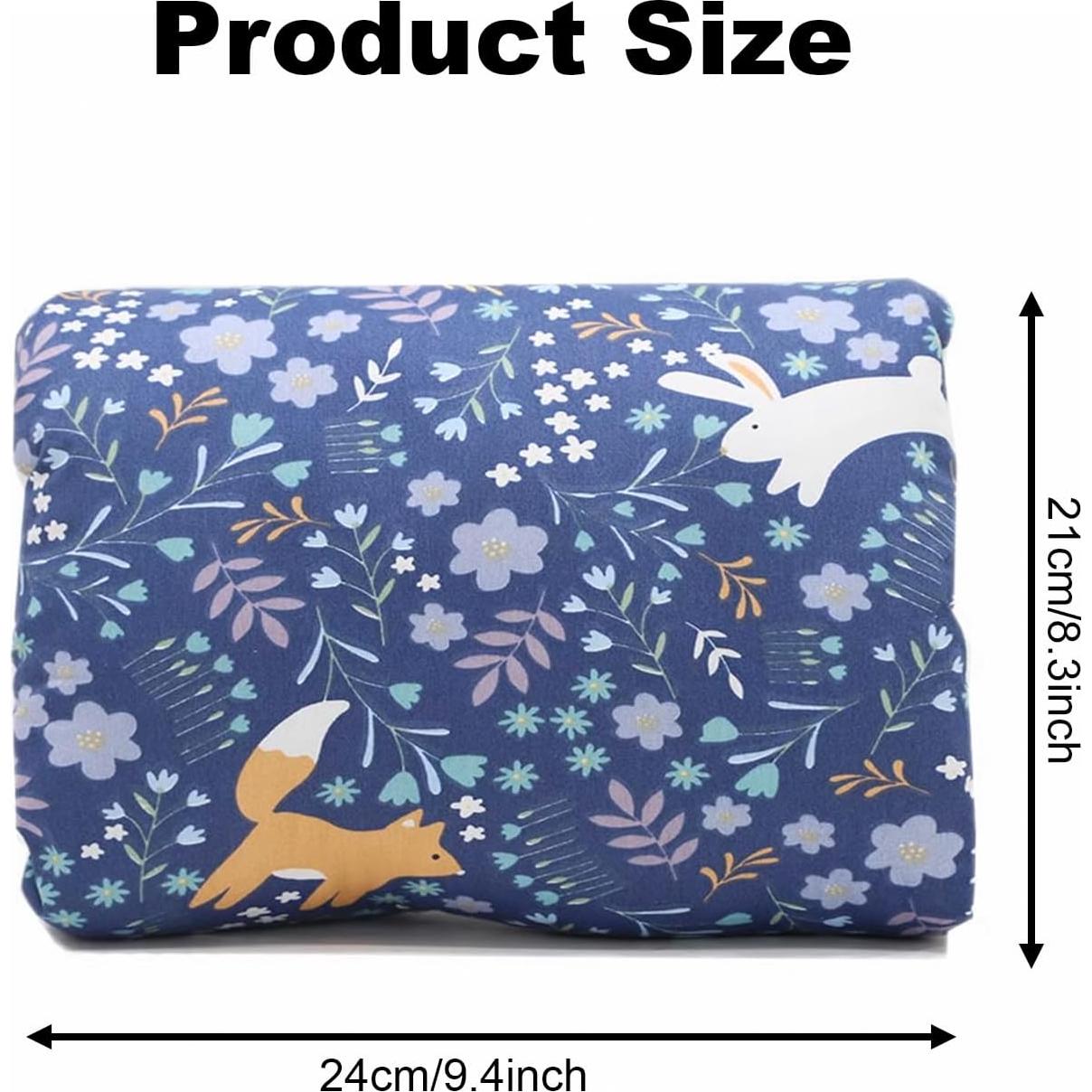 Almohada de brazo para lactancia POVENK azul algodón suave