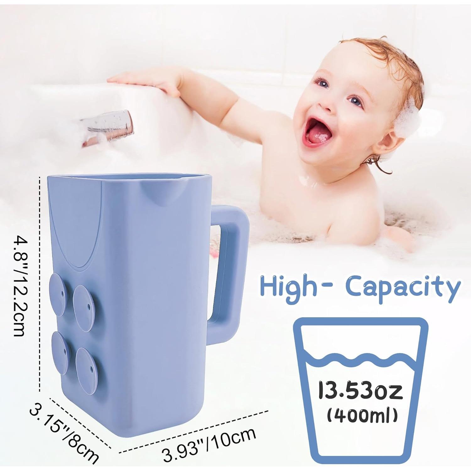 EASICUTI Taza de Enjuague para Bebés Silicona Azul 190g