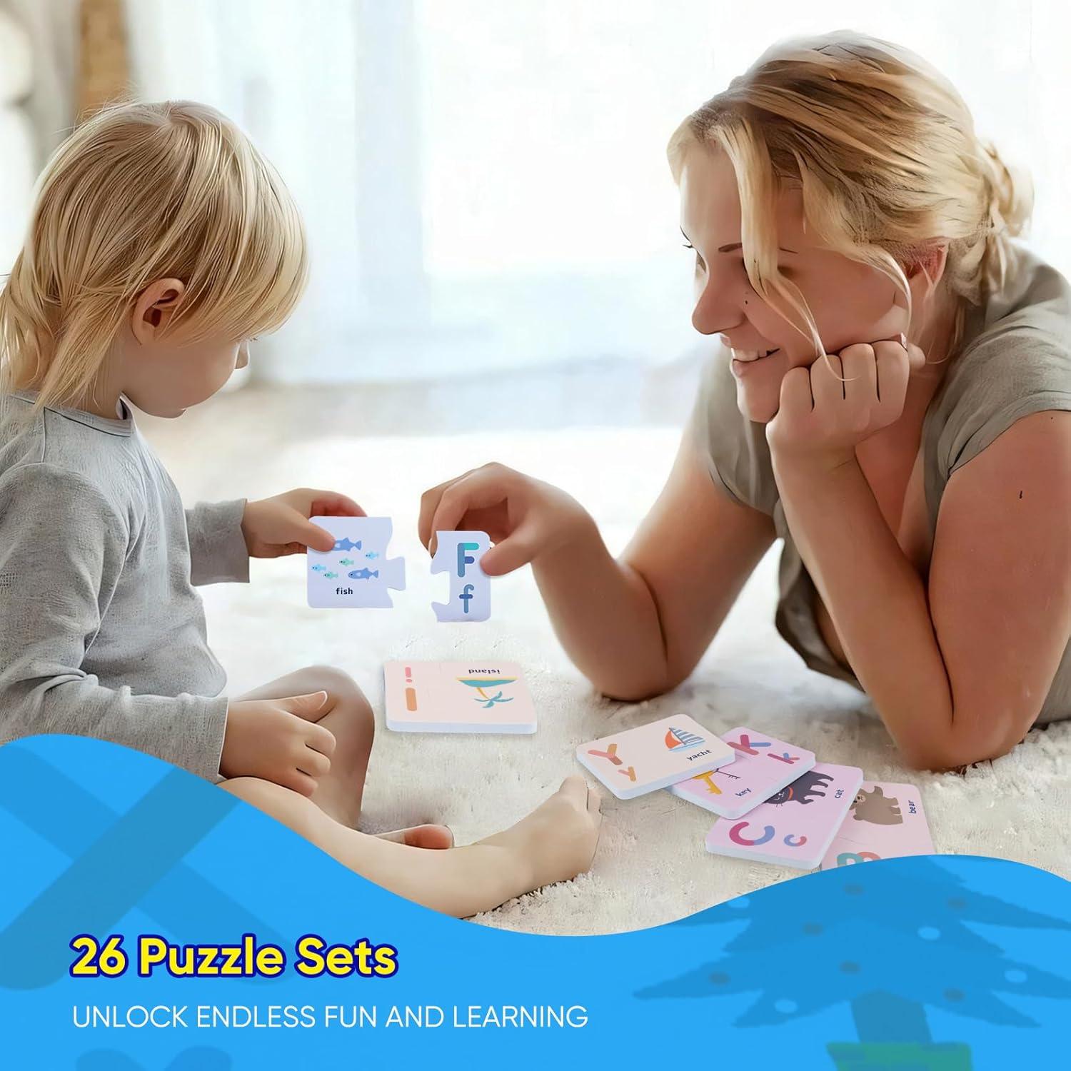 Juguetes de Baño de Espuma OWMYOWL - Set de 26 Letras Educativas