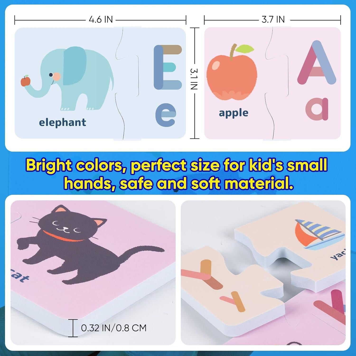 Juguetes de Baño de Espuma OWMYOWL - Set de 26 Letras Educativas