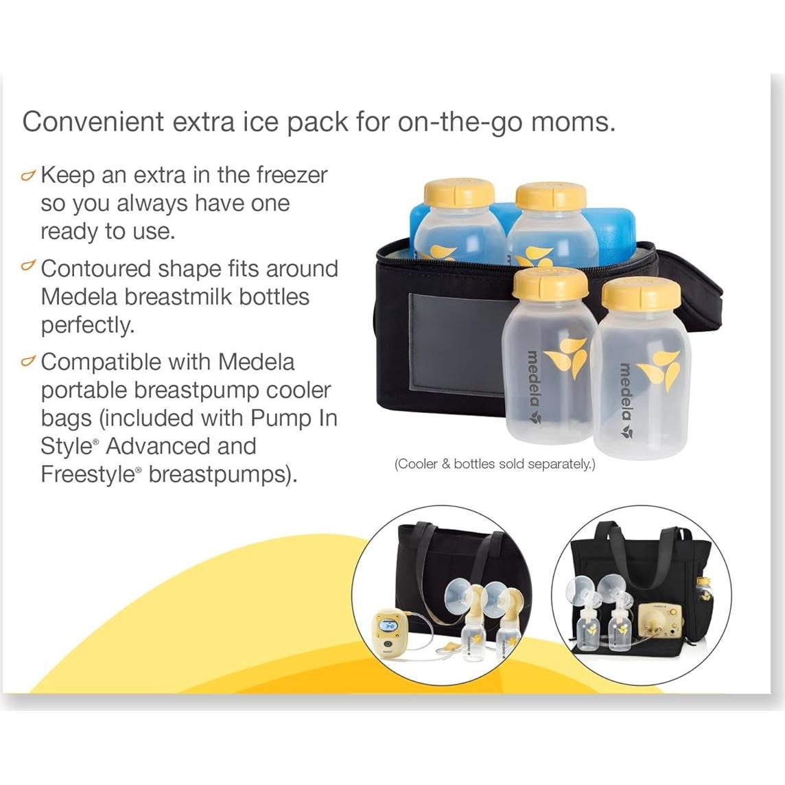 Paquete de Hielo Medela para Leche Materna - Contorneado 1 Unidad