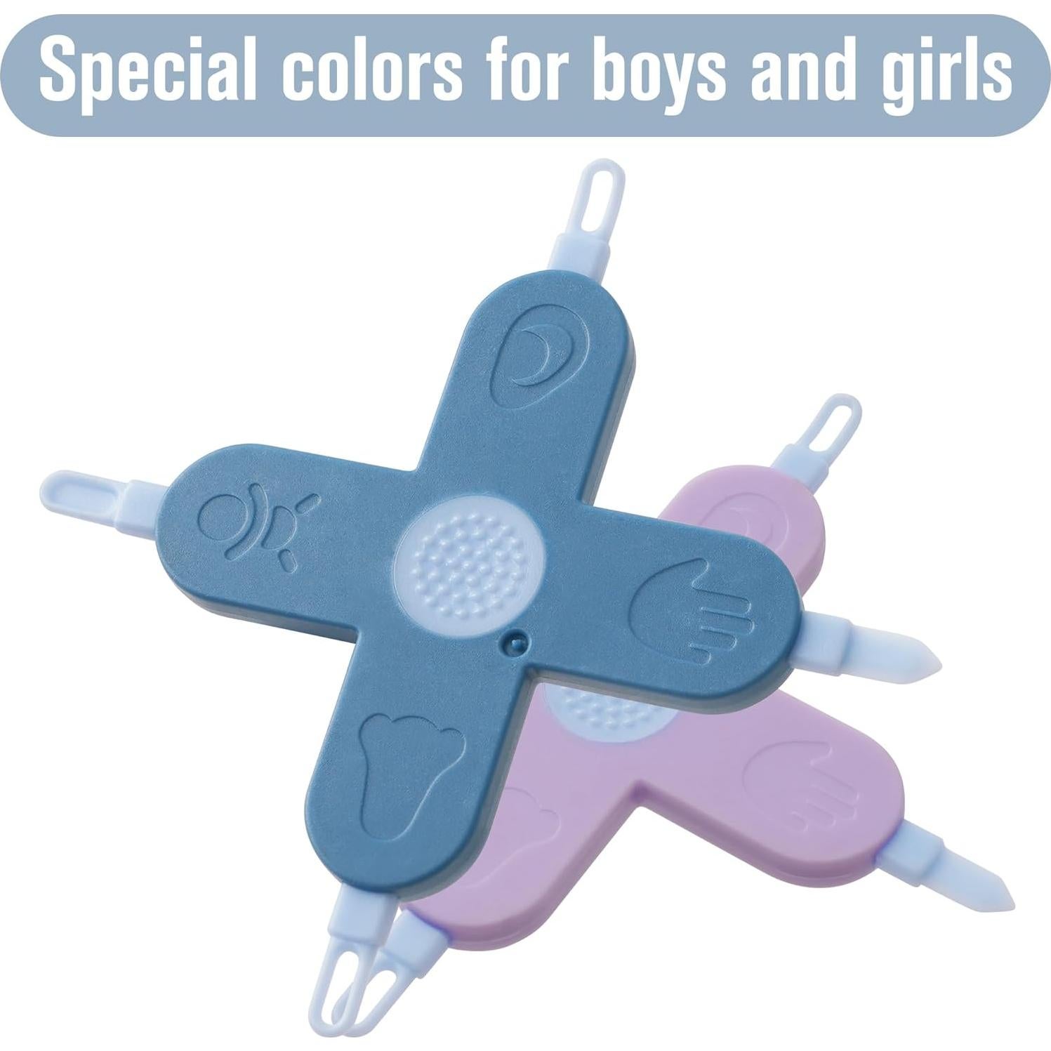 Limpiador 4 en 1 para Bebés Doytn - Nariz, Uñas y Oídos Azul