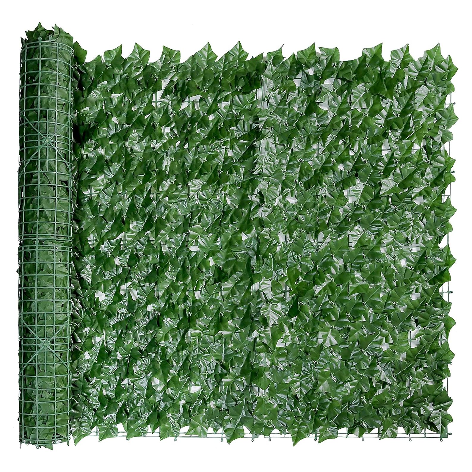 Seto Artificial de Hiedra Bybeton 101,6x406,4 cm Verde