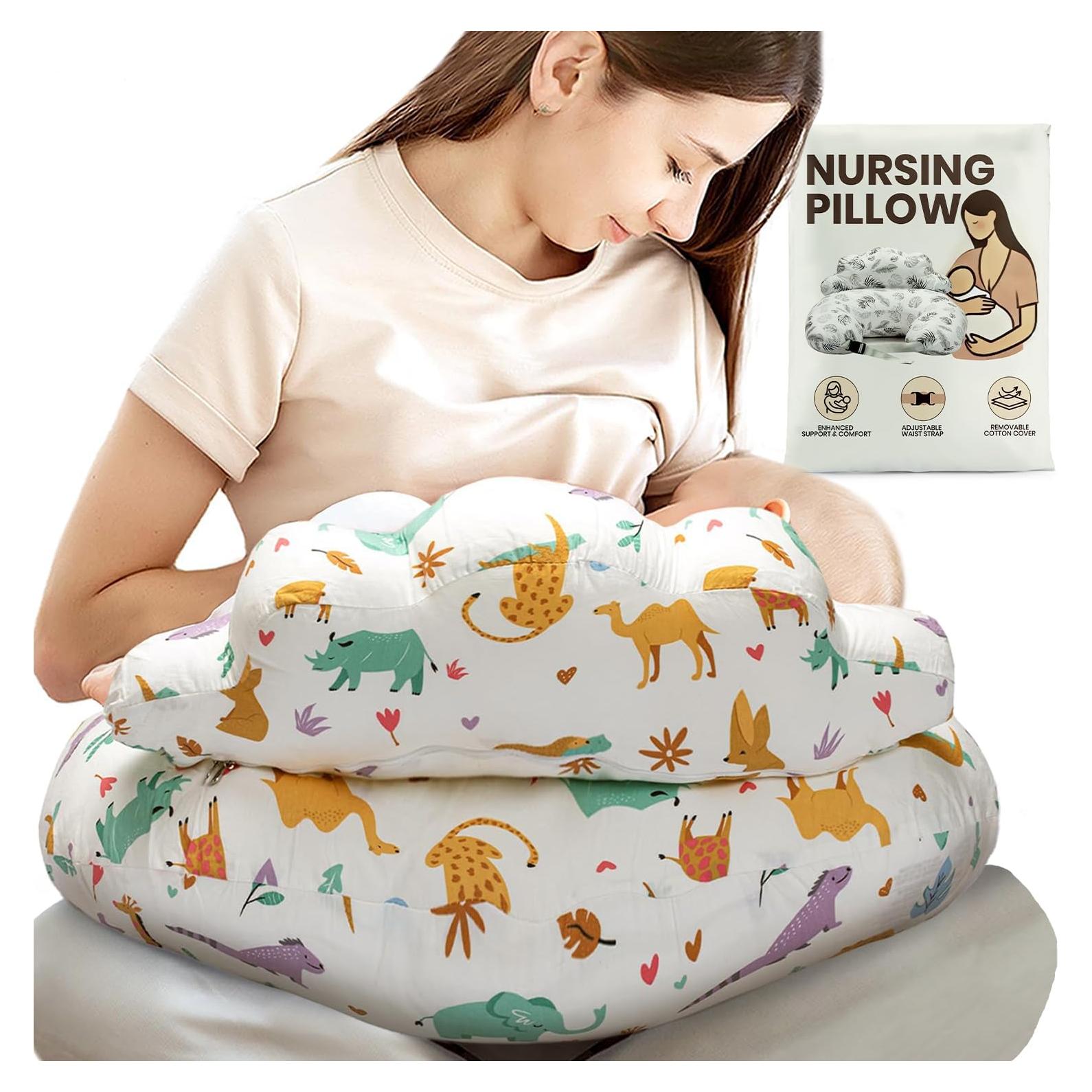 Almohada de Lactancia Pillani 60x15.9cm Algodón Ajustable