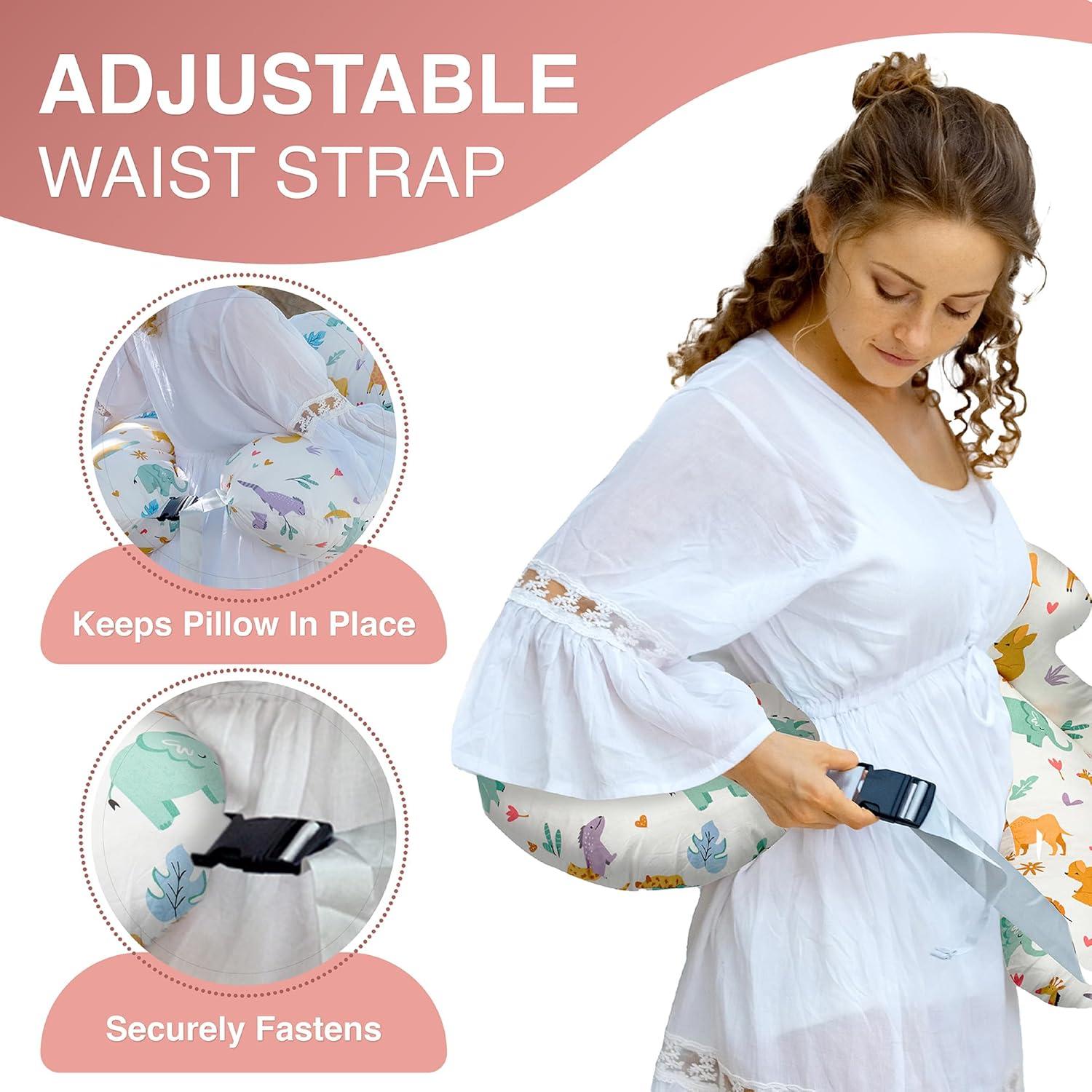 Almohada de Lactancia Pillani 60x15.9cm Algodón Ajustable