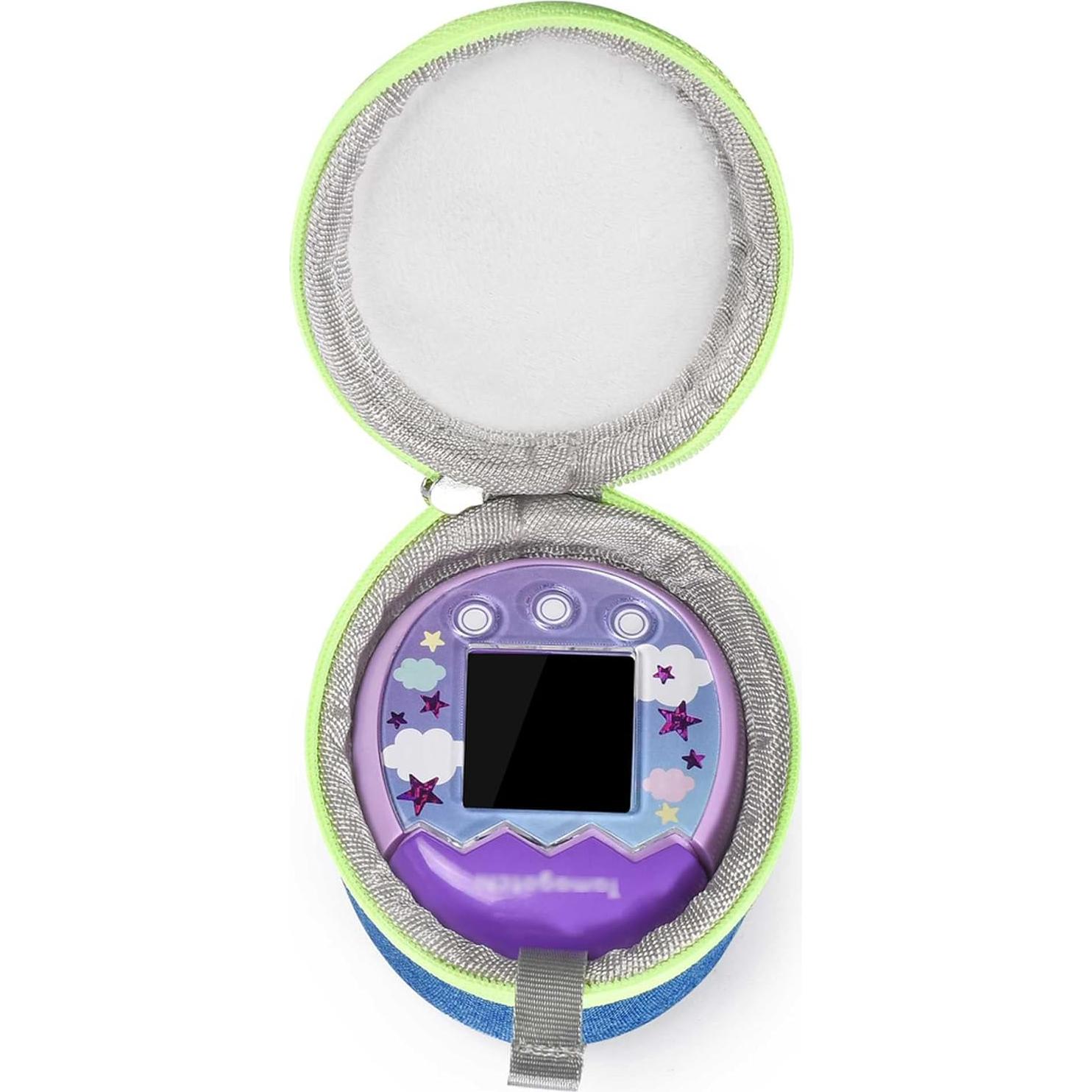 Funda de Almacenamiento Seracle para Tamagotchi Pix Azul