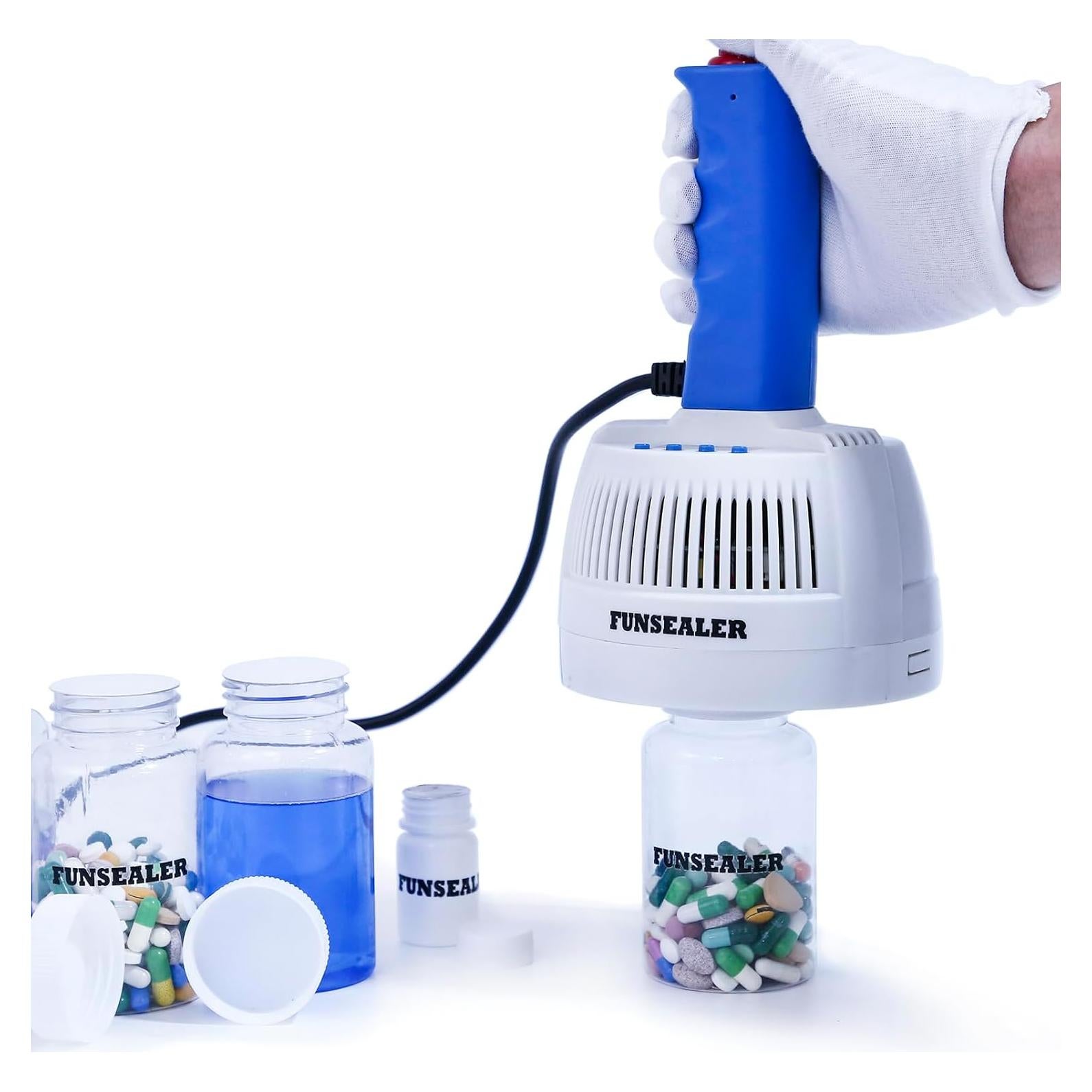 Máquina de Sellado de Tapas de Botellas FUNSEALER Doble Voltaje