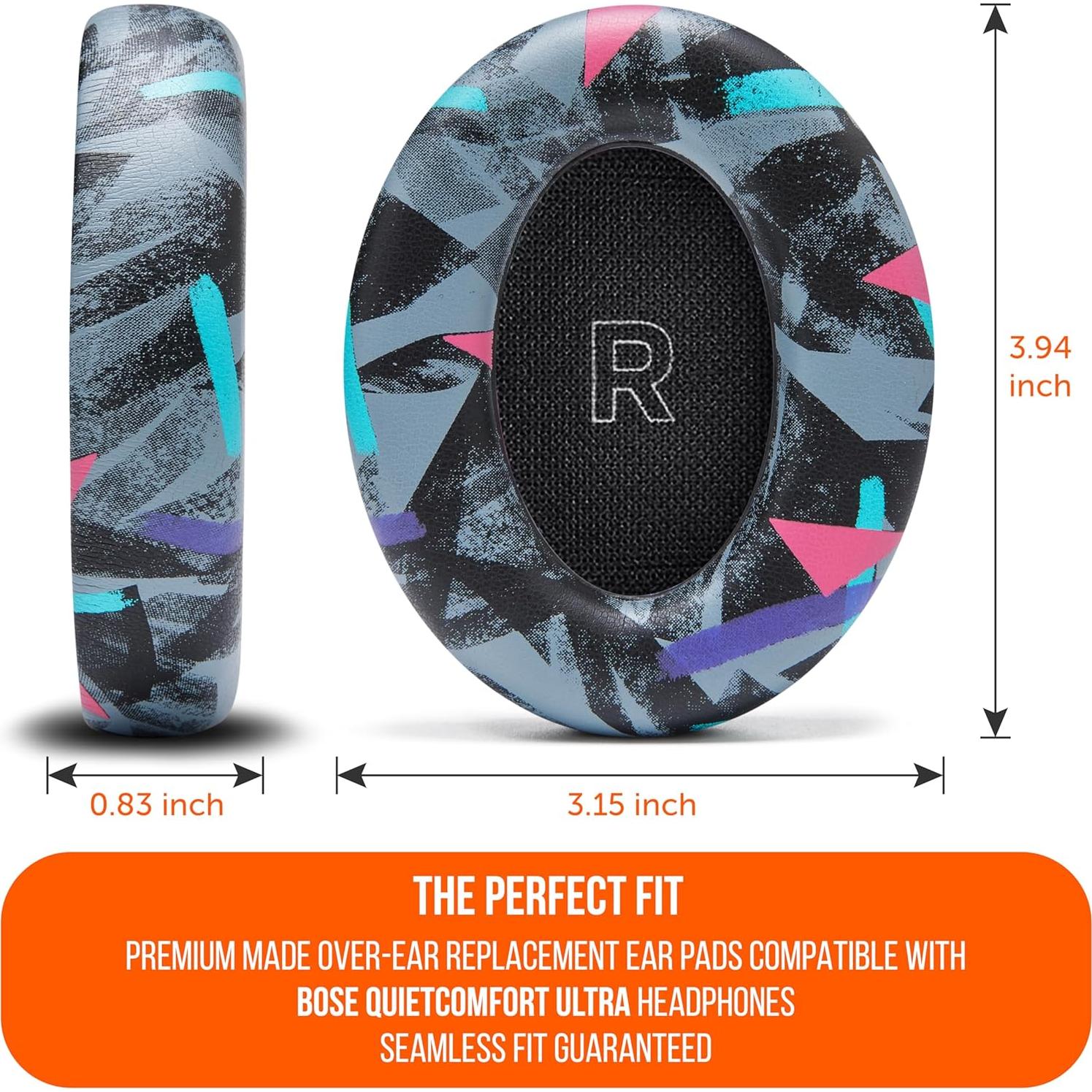 Almohadillas de Reemplazo Wicked Cushions para Bose QC Ultra - Negro