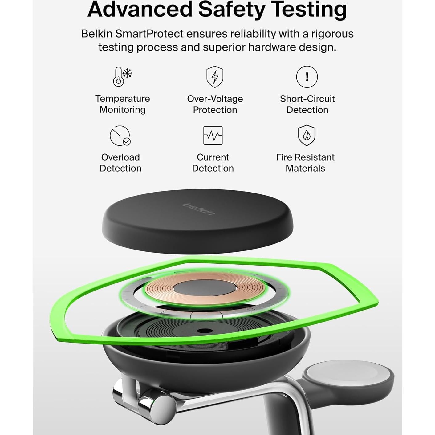 Cargador Inalámbrico 3-en-1 Belkin UltraCharge Pro 25W