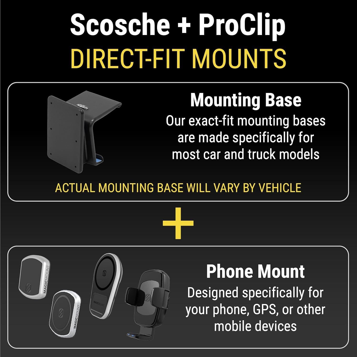 Soporte Carga Inalámbrica 15W Scosche para Automóvil