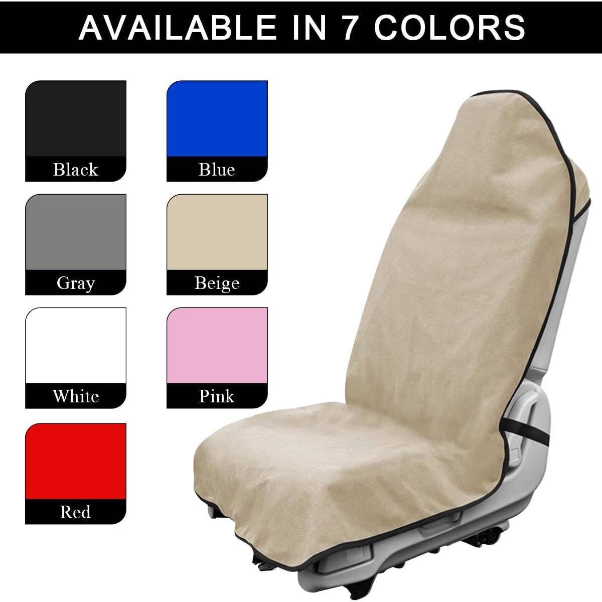 Funda de Asiento de Coche DXNQ Beige Universal Impermeable