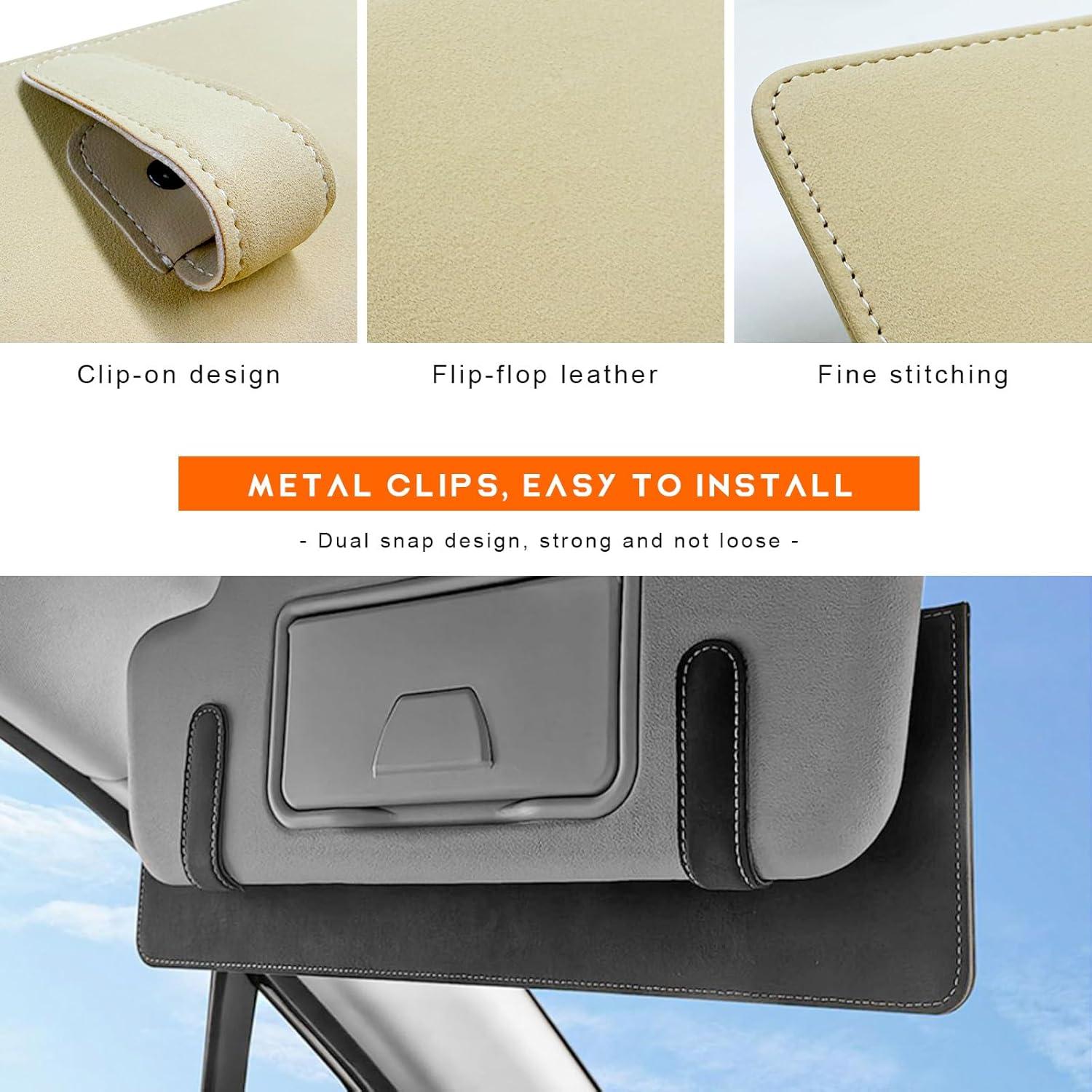 Extensor de Visera Solar NYTKL Beige 38.1x11.7cm Antideslumbrante