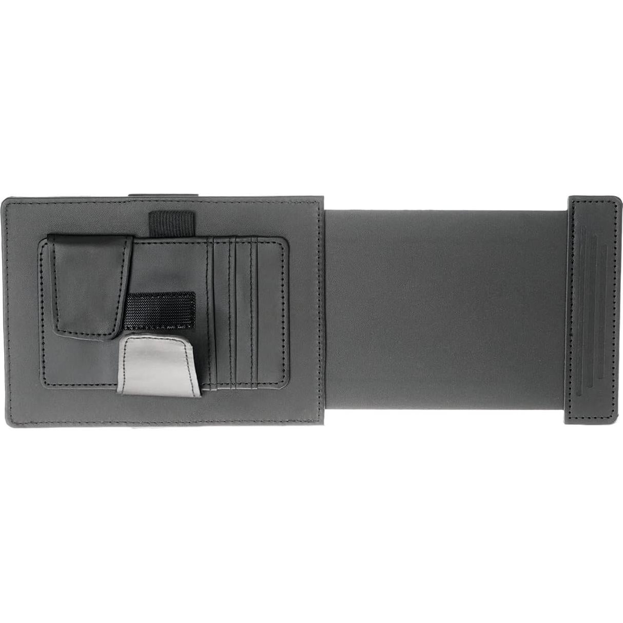 Organizador de Visera de Sol TFY - Extensor Antideslumbrante Negro