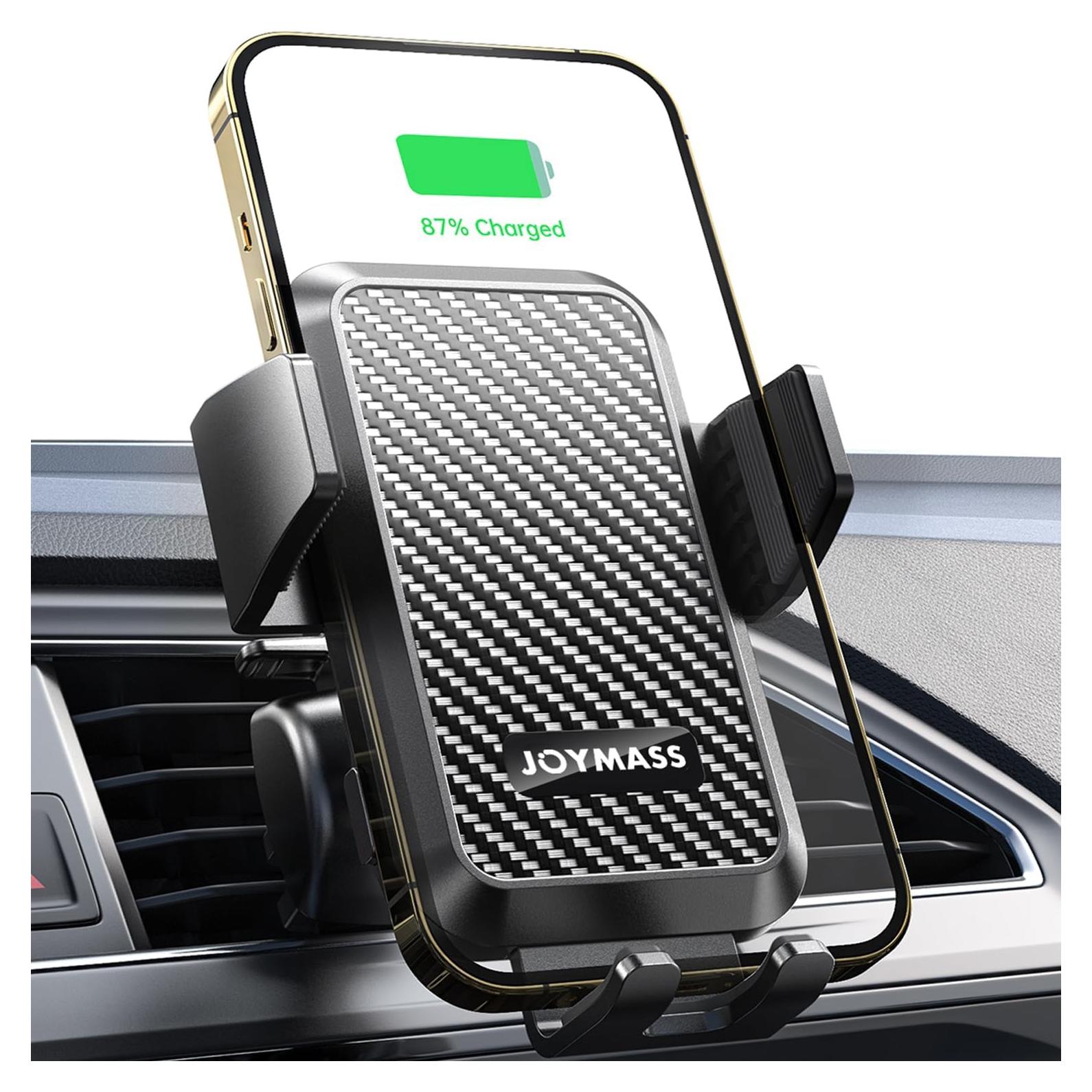 Cargador Inalámbrico para Auto JOYMASS M20 15W Soporte Automático