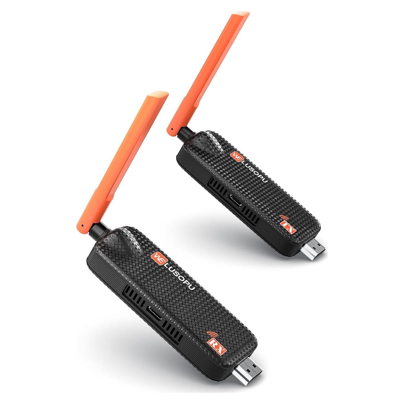 Transmisor y receptor HDMI inalámbrico WELUSOPU 50m 6 receptores