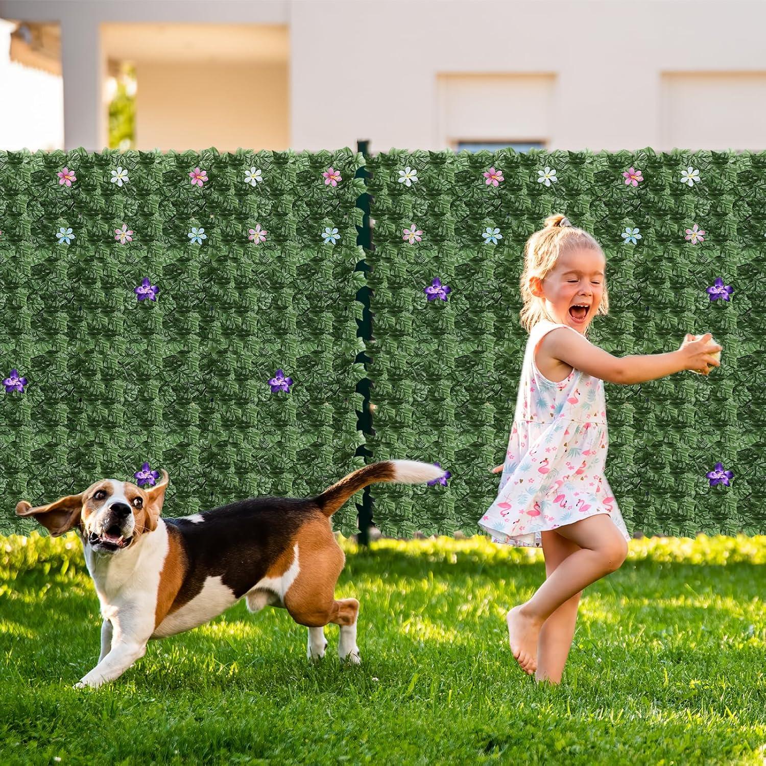 LIANTRAL Panel de Hiedra Artificial 2.71m² 24 Piezas