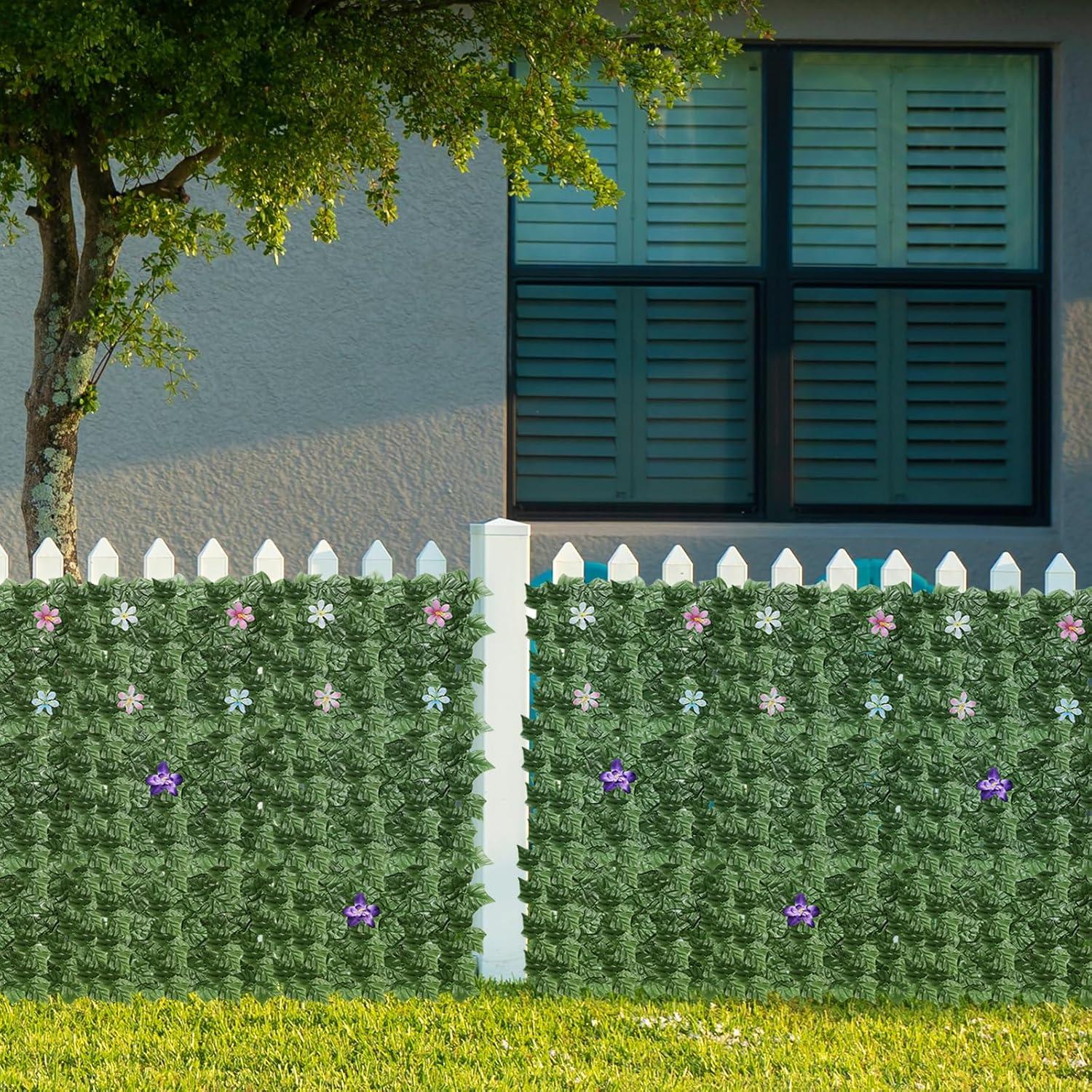 LIANTRAL Panel de Hiedra Artificial 2.71m² 24 Piezas