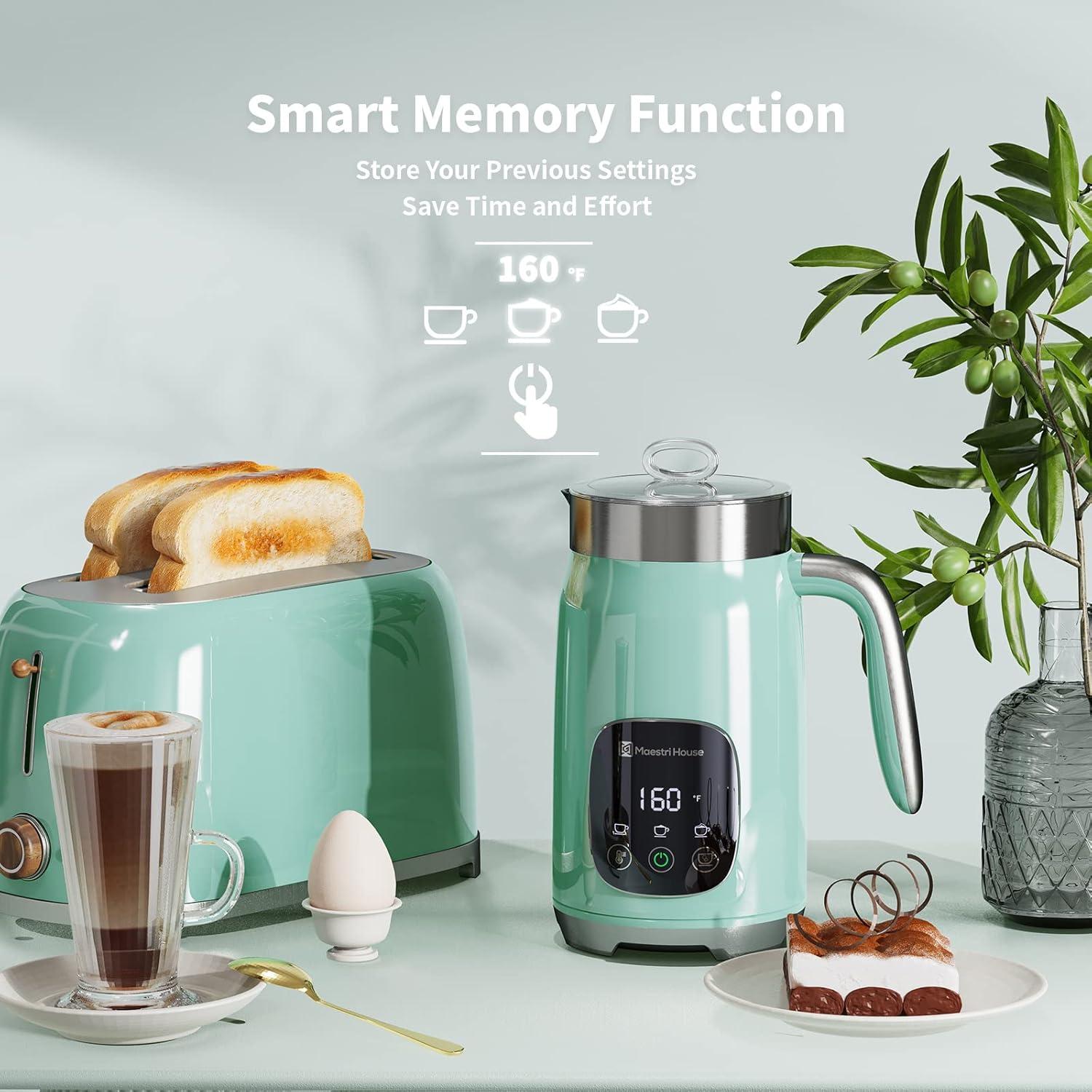 Espumador de Leche Maestri House MMF-9201 400ml Azul