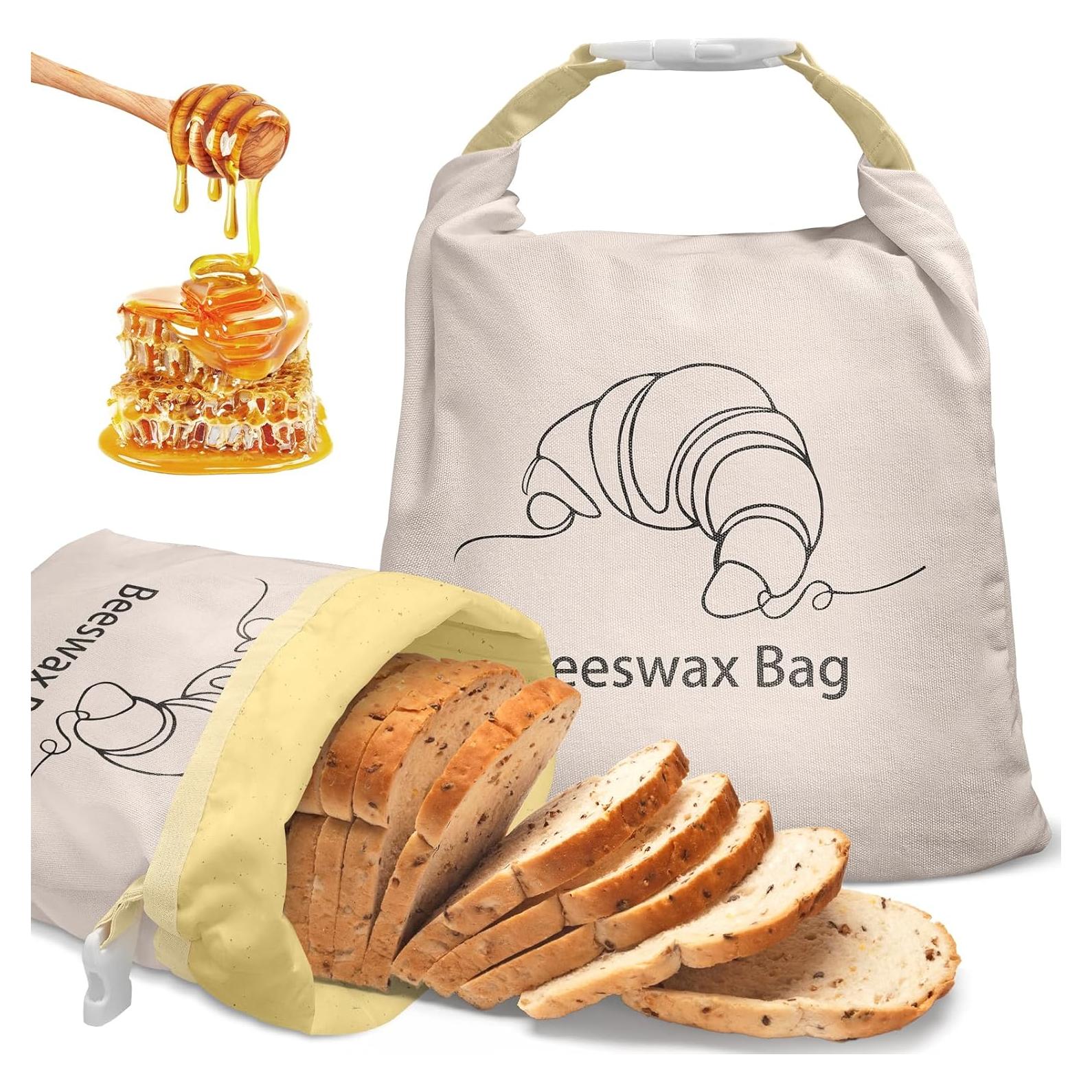 Bolsas de Pan de Cera de Abeja NIKKOUR 32.5x42.7cm Reutilizables