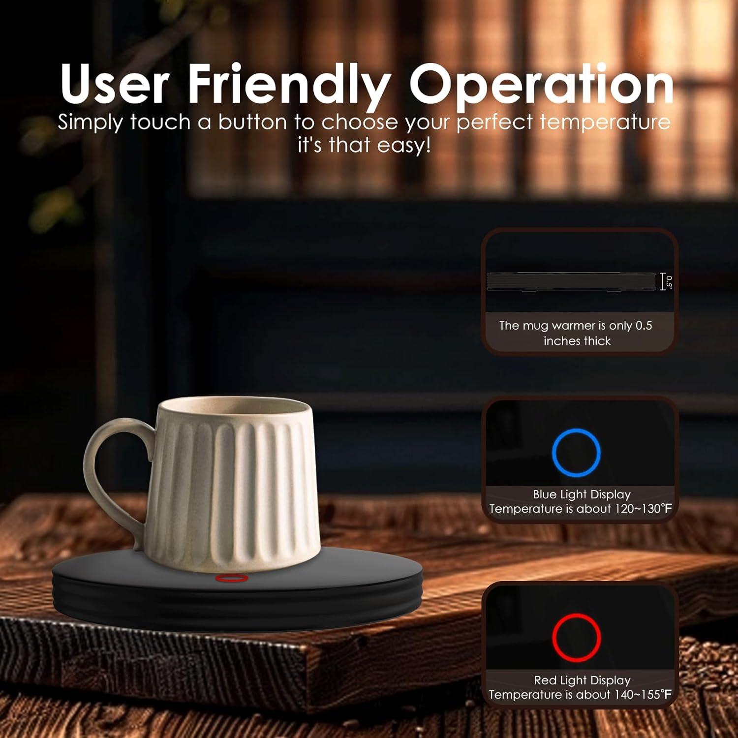 Calentador de Tazas Eléctrico Midgod C01 Negro 18W